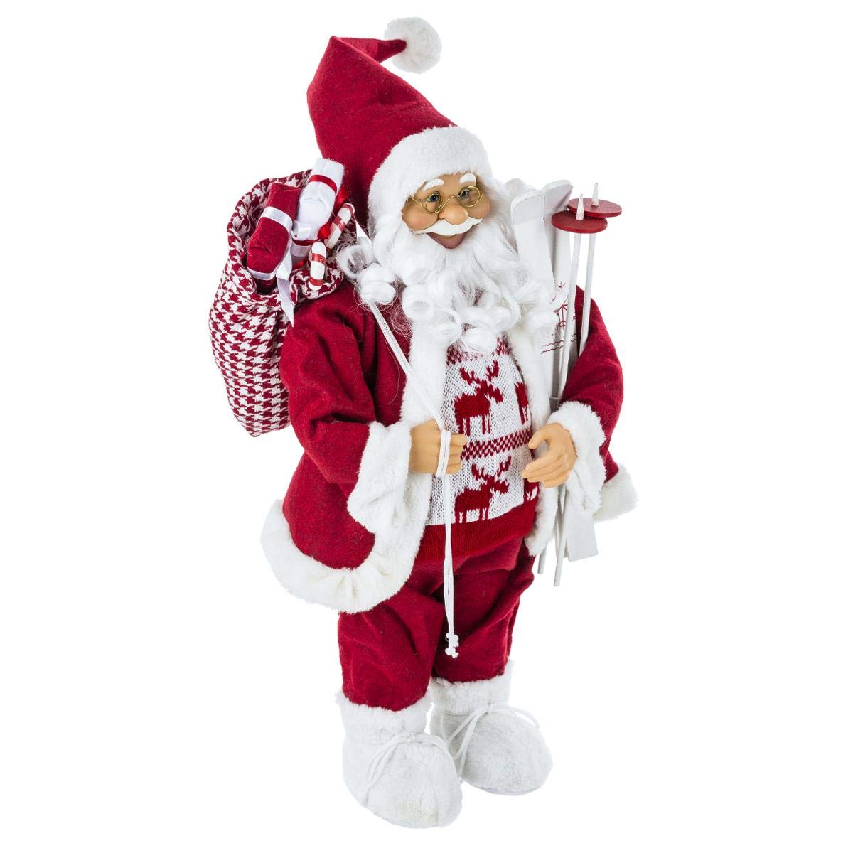 Stehender traditioneller Weihnachtsmann