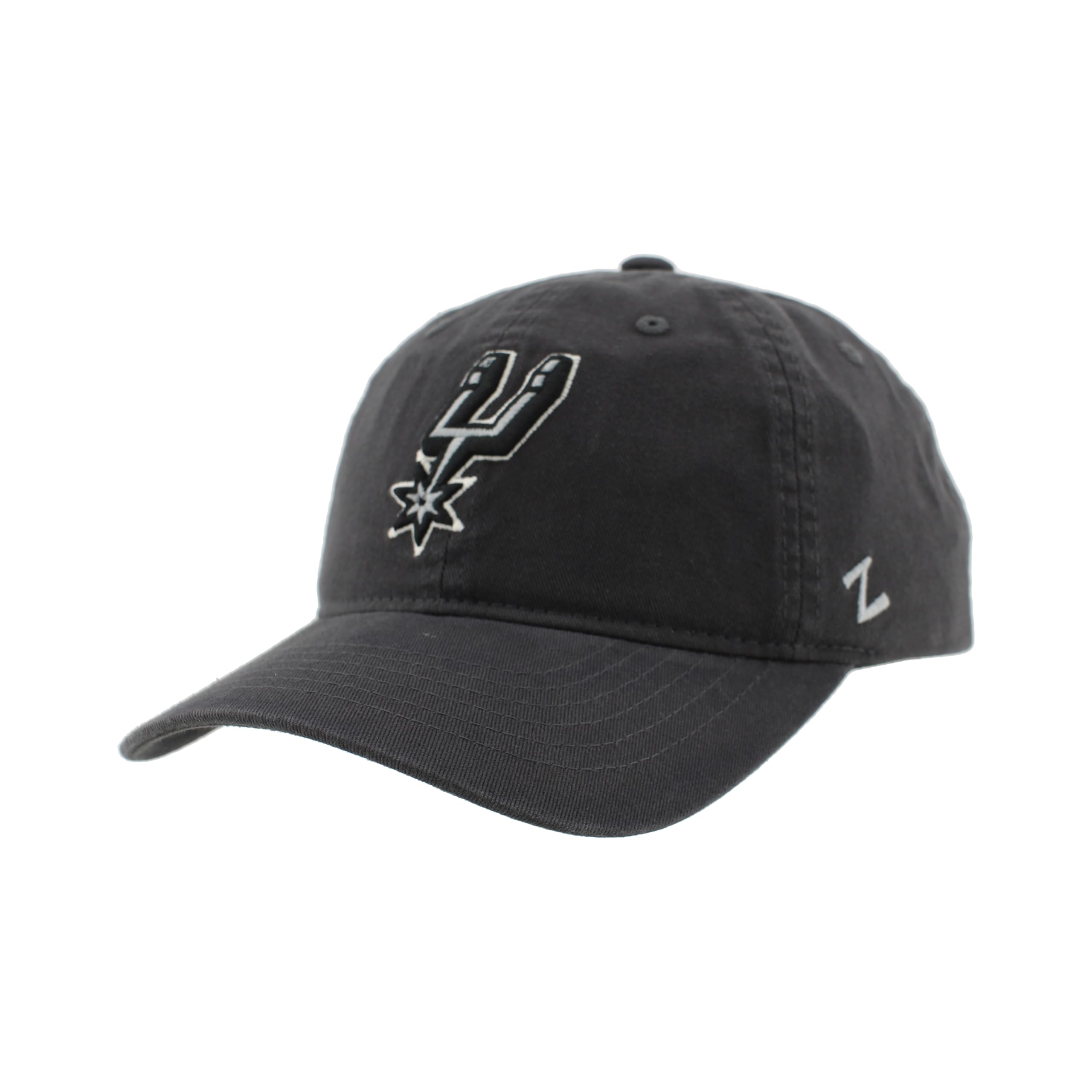 ZHATS Unisex's NBA Officially Licensed Adjustable Hat Scholarship Icon Charcoal Baseball Cap, One Size