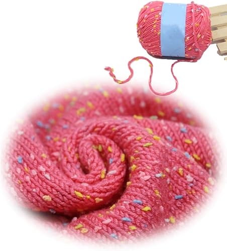 Miniatura 7 de Hilo de coser para tejer con puntos de 1.76 oz, bufanda, suéter, sombrero, ganchillo artesanal, hilo de lana elegante, simple, suave y cómodo, color