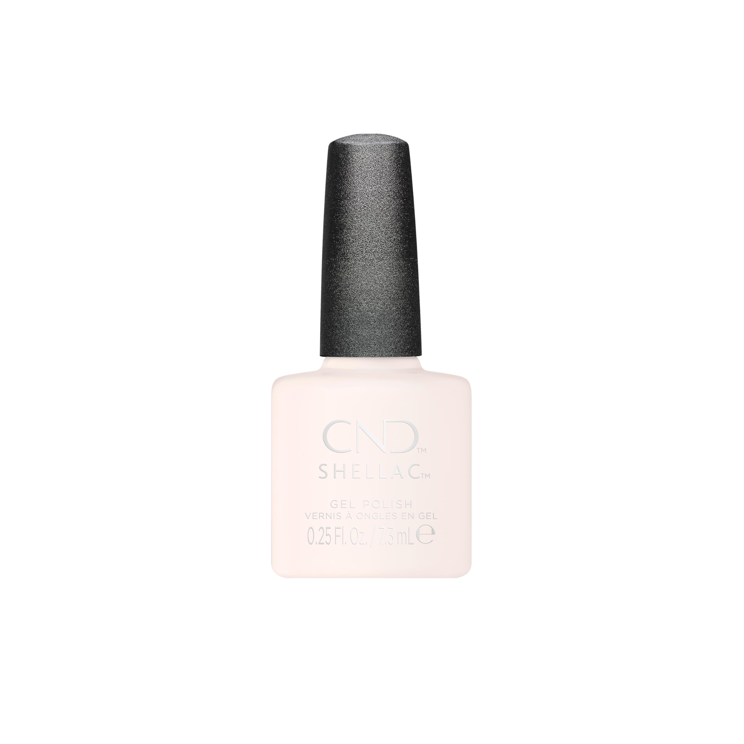 CND Shellac Gel Pink Nail Polish, Long-lasting Nail Paint Color with Curve-hugging Brush, 0.25 Fl Oz.