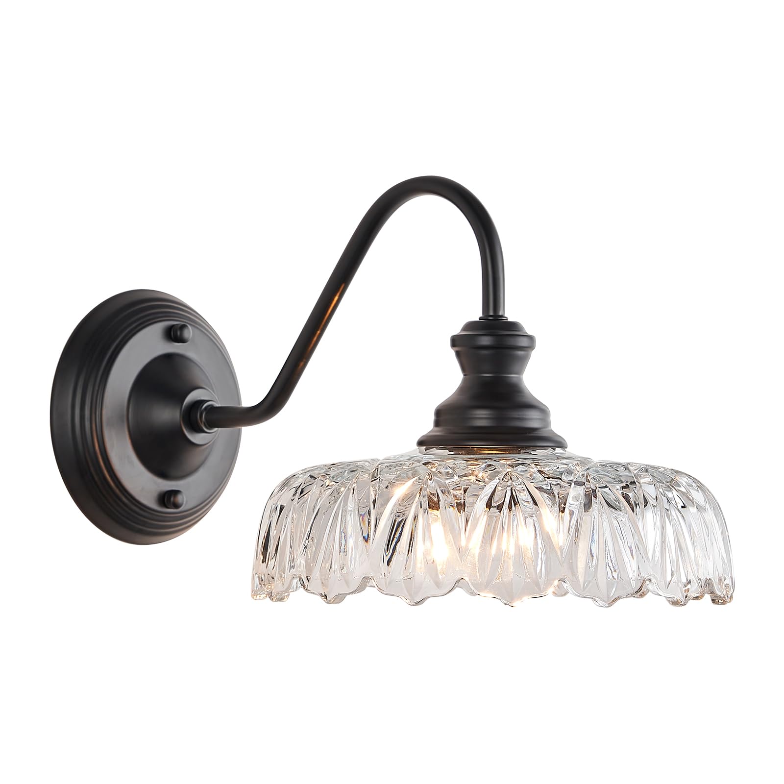 HDDFL Modern Wall Scone Bedside Wall Lamp Matte Black Bedroom Light Fixtures in Door Lighting Fixture for Living Room Hallway Corridor