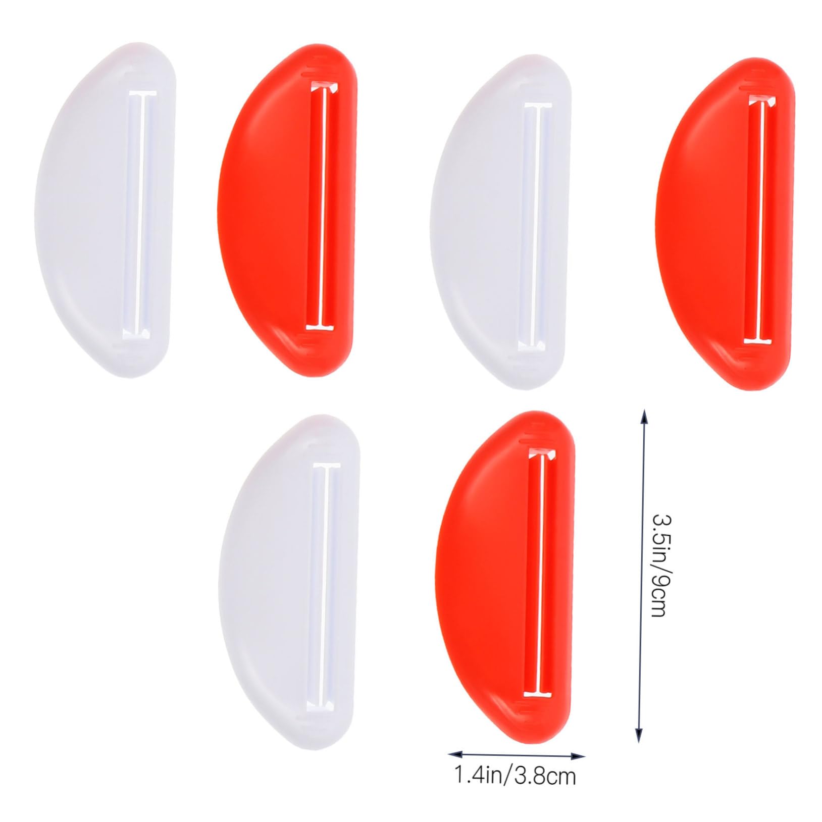 IWOWHERO Bathroom Pack Toothpaste Holder Squeezer Tube Squeezer Tool for Efficient Dispensing Random Color