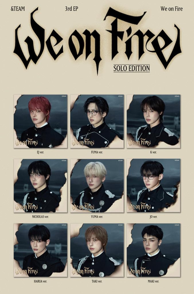 &TEAM We on Fire メンバーソロジャケット まとめ売り 75枚 Amazon.co.jp: エンティーム &Team We on Fire [Solo Edition] 3rd ep