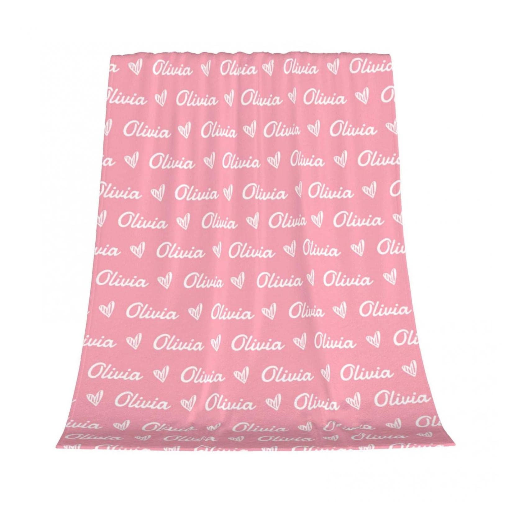 Manta de forro polar de franela personalizada con foto y texto personalizados para familia, Navidad, cumpleaños, boda, manta gruesa y acogedora para sofá, dormitorio, sala de estar, 60 x 50 pulgadas
