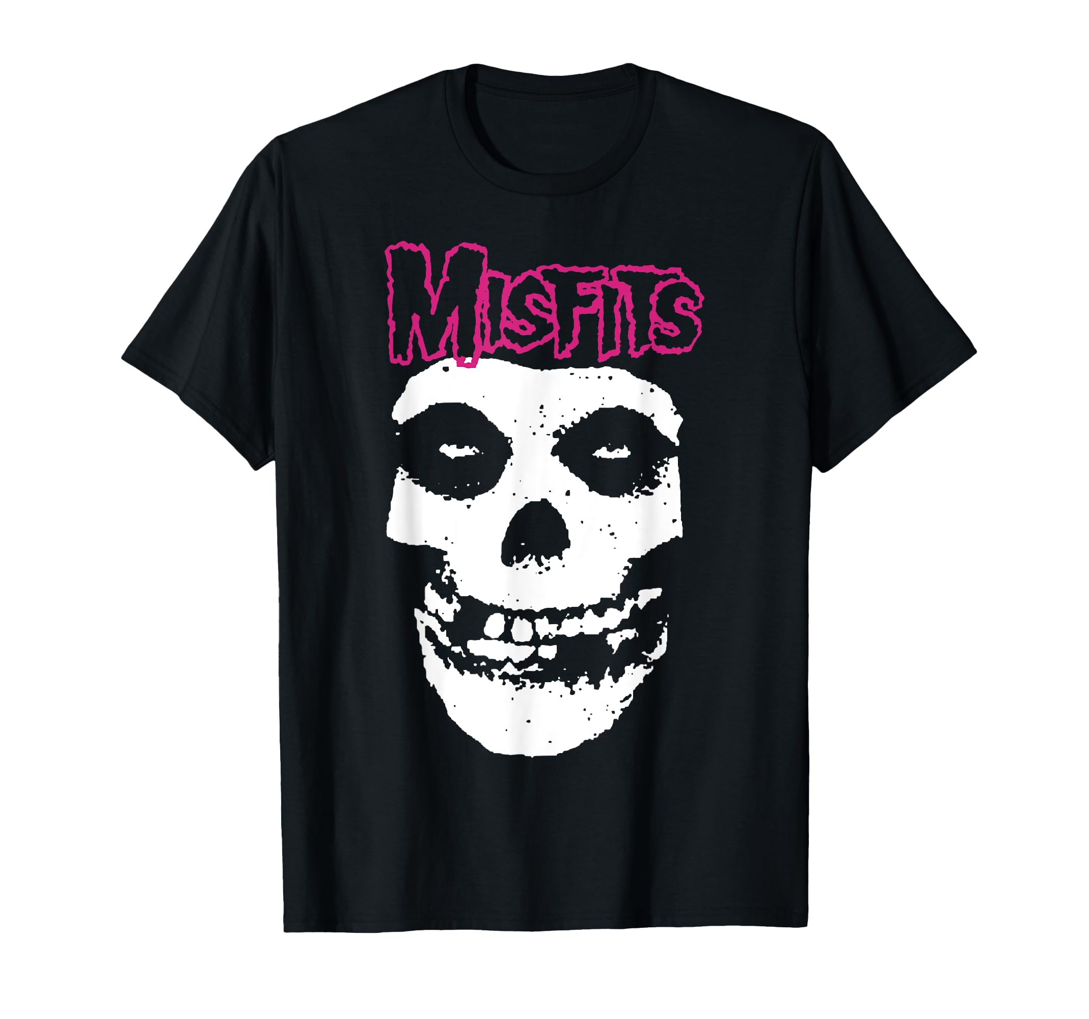 Misfits – Pink Logo Skull T-Shirt