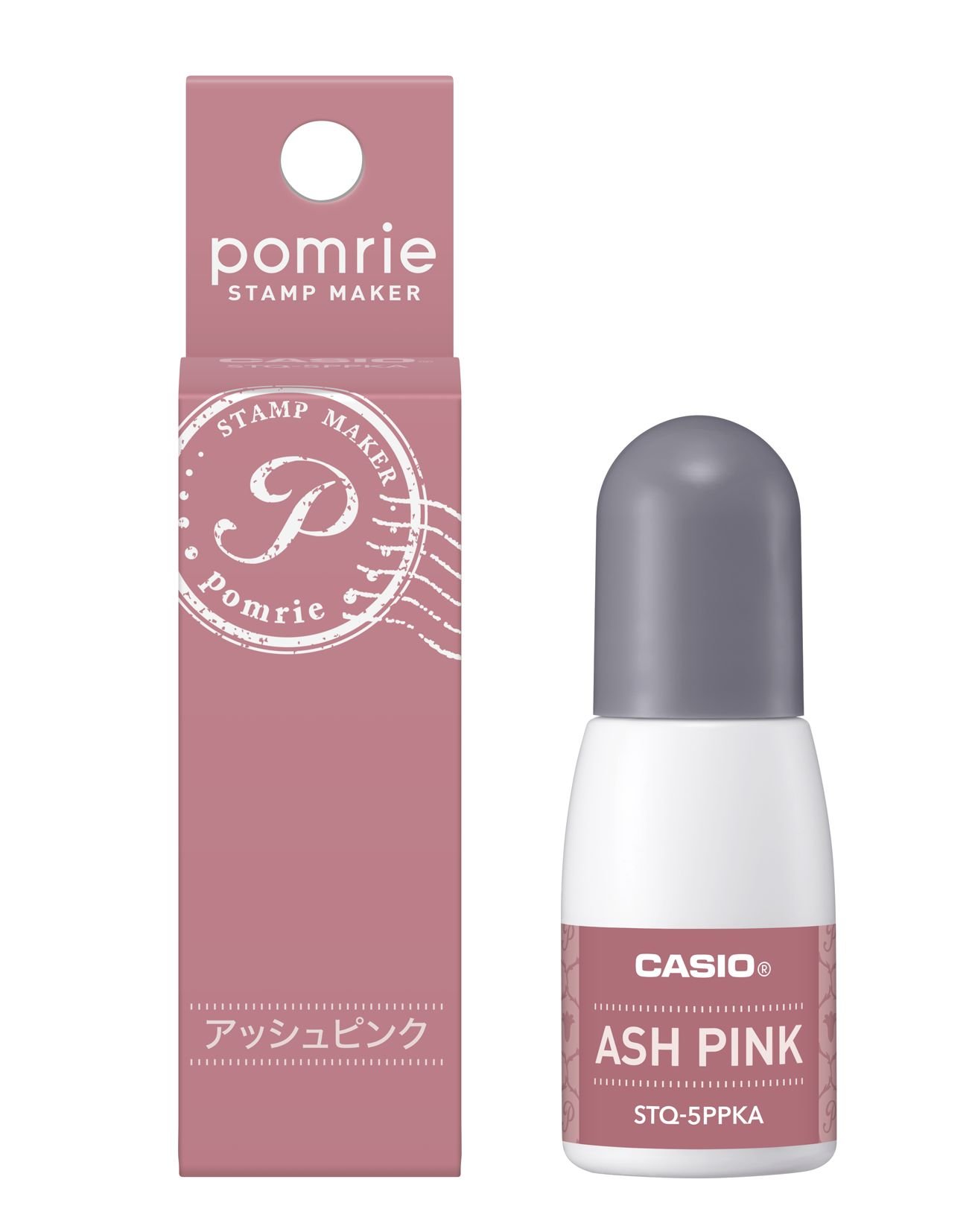 印鑑/スタンプ/朱肉 stamp maker  CASIO Amazon.com : Casio Ink Stamp Maker Pomelier STQ-5PPKA Ash
