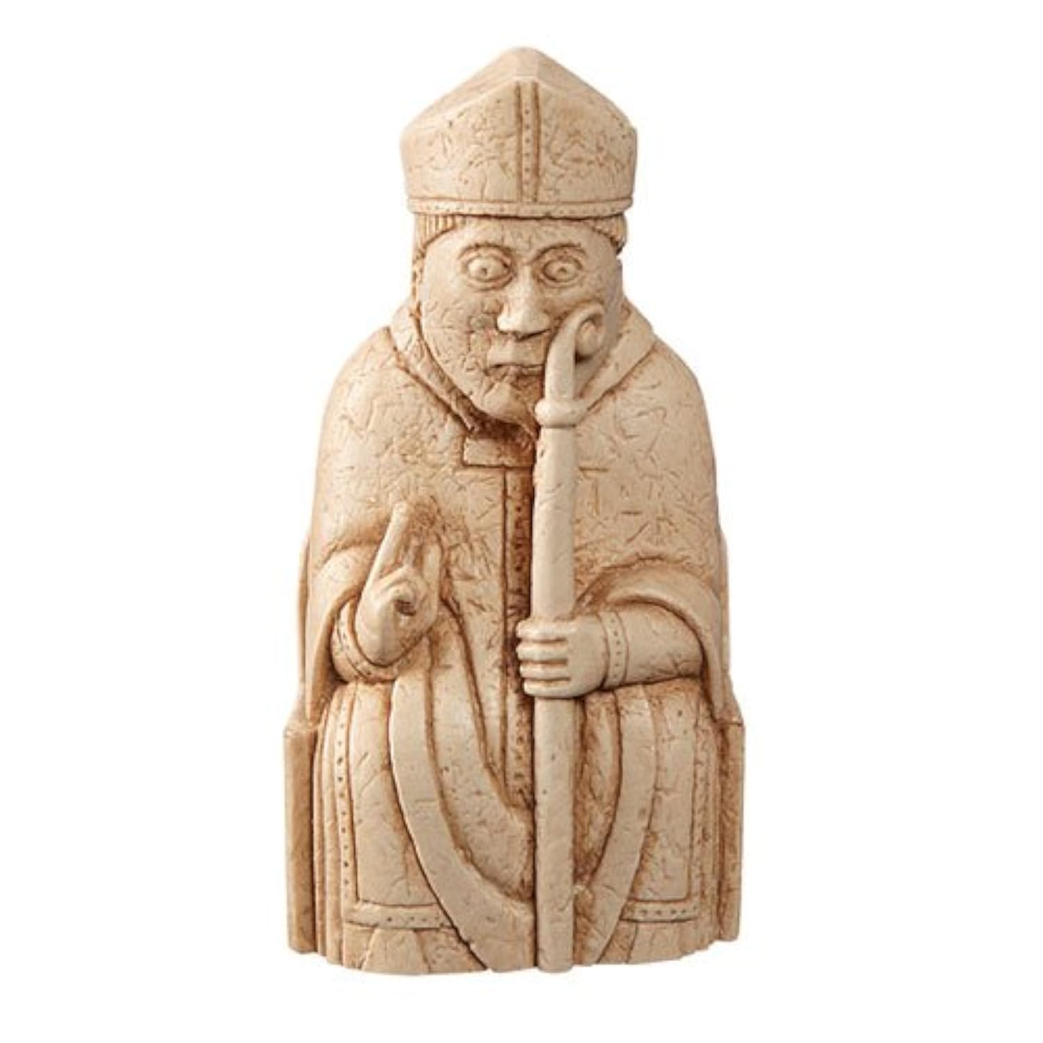 Buzz The Lewis Chessmen - BISHOP - Replica chess piece - 9cm