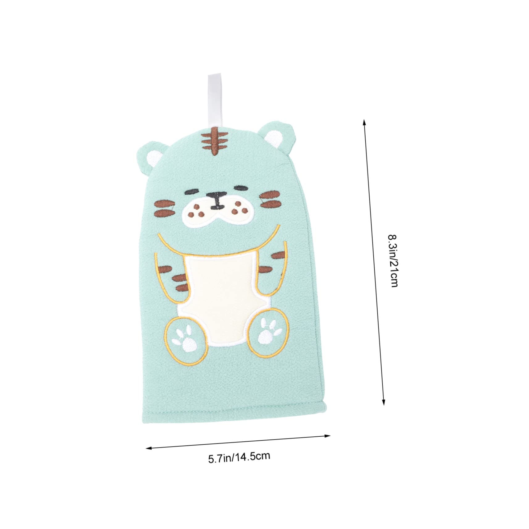 minkissy 4 Set Di Guanti Da Bagno Per Bambini A Forma Di Animale Dei Cartoni Animati Morbidi Guanti Da Bagno Dal Design Adorabile Delicati Asciugamani Da Bagno Esfolianti 2 Pezzi * 4