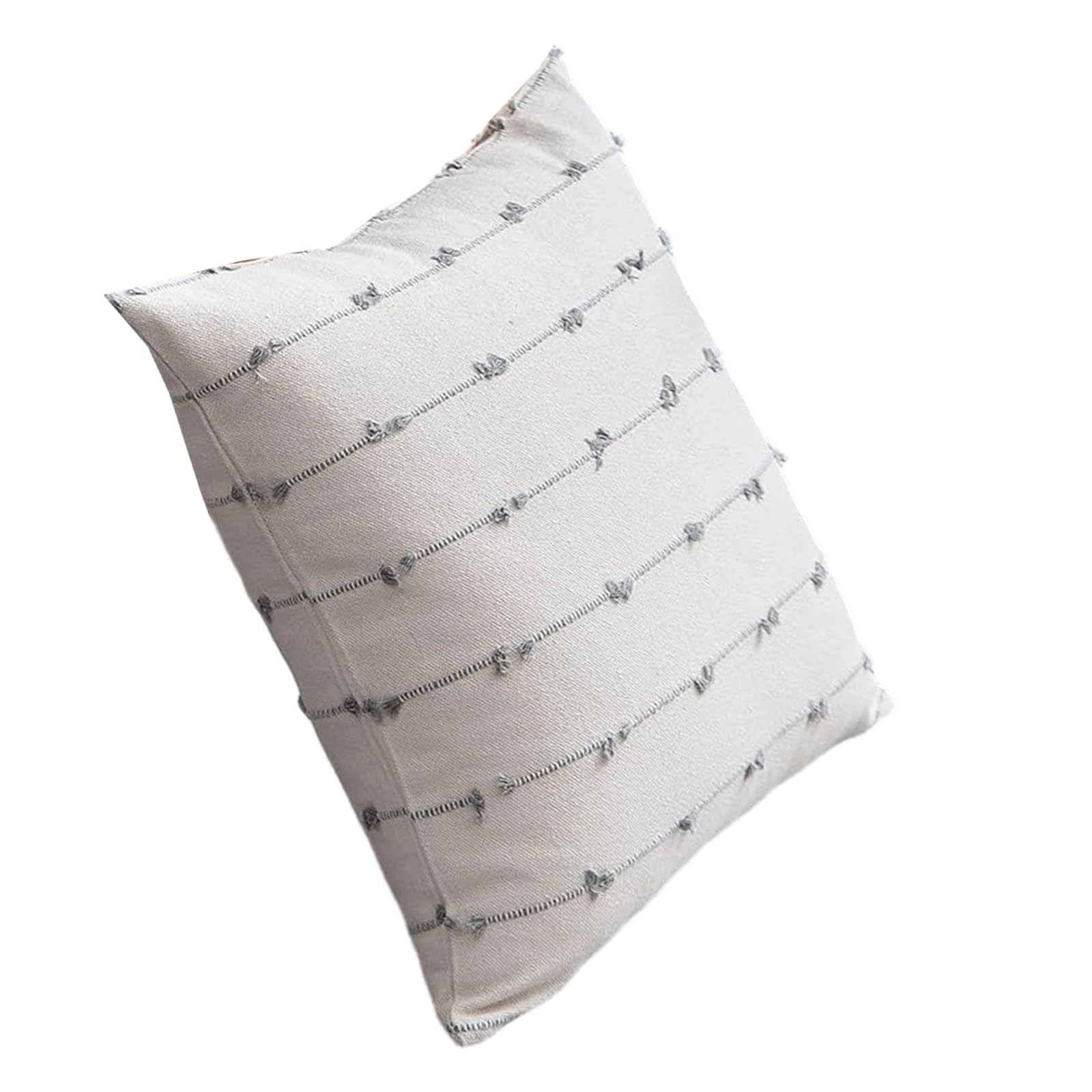 Tsophreniq Jacquards Pillow Cover 45x45cm Comfortable Polycotton Blend Easy Maintenance Bedroom Decoration Easy Washing Bed Pillow Cover