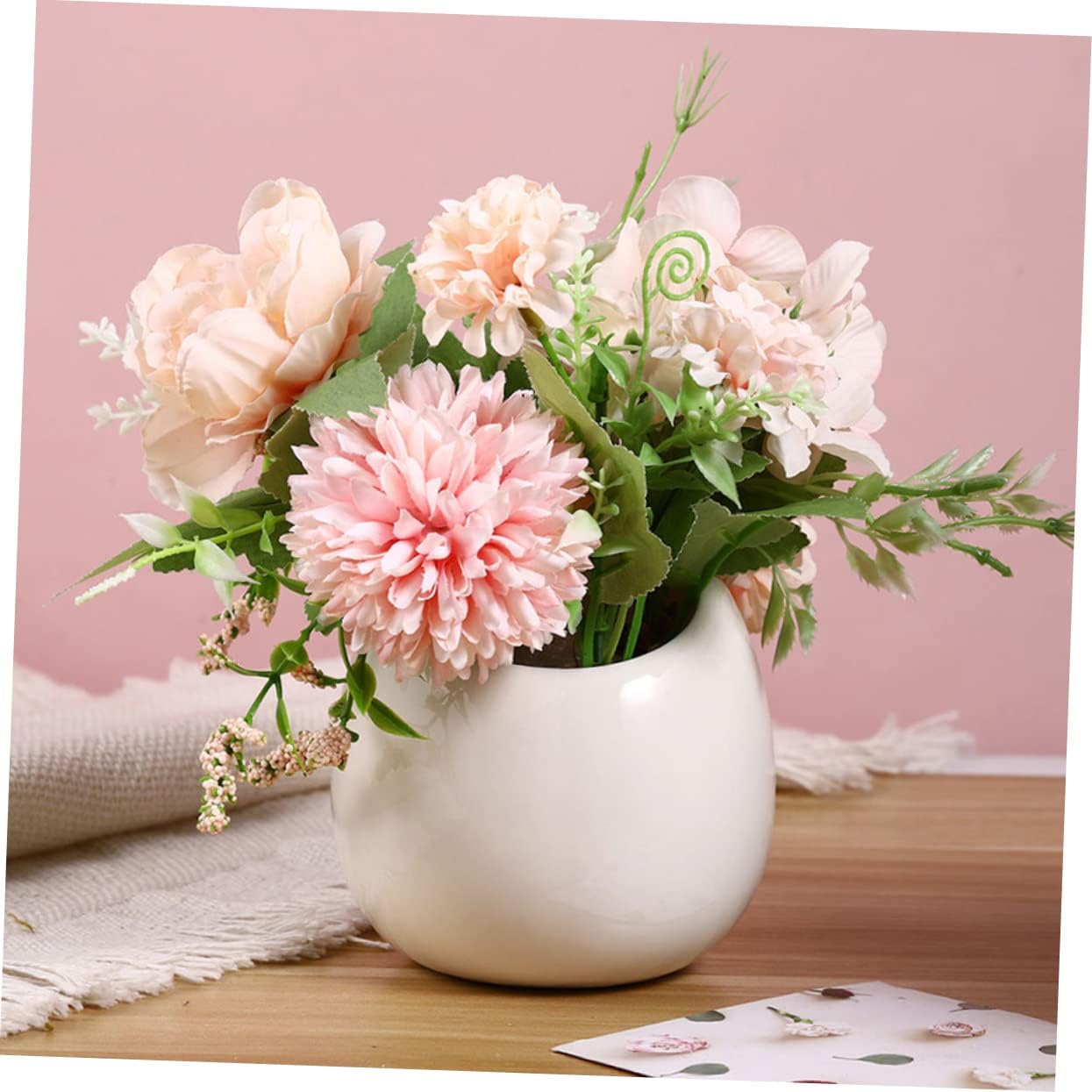 4pcs Wall-Mounted Flower Pot Durable Hanging Flower Container for Indoor Decoration Space-Saving Design for Succulents and Hydroponics