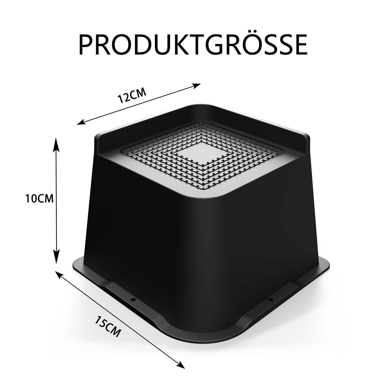 XMTECH Meubelverhoger 4-delig set 7,5 cm, L-vormige meubelverhoger voor