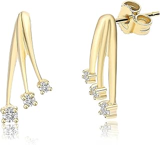 Pendientes para mujer de GioiaPura de la colección oro 750. Joya fabricada en oro de 750 (18 quilates) de color amarillo con circonita. Peso: 2,7 gramos aprox. La referencia es gp-s146722