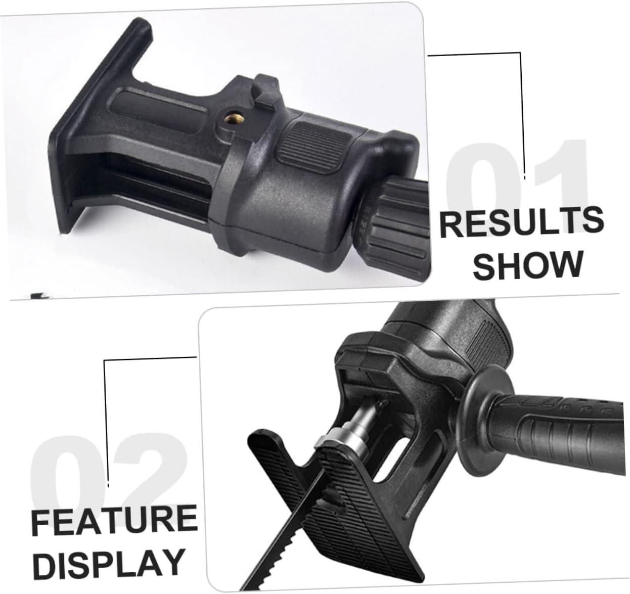 Electric Drill Reciprocating Saw Adapter 220v Black Conversion Head