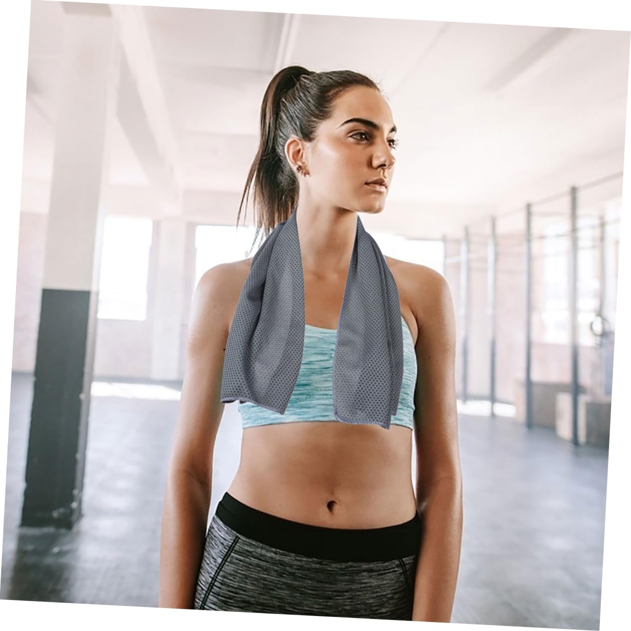 VICASKY 4Pcs Cooling Towels Skin Friendly Microfiber Sports Towels for Gym Yoga Hiking Quick Dry Breathable Portable for Hot Weather Activities