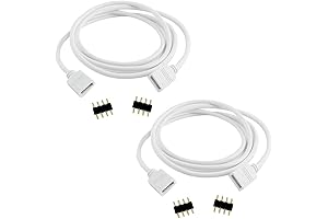 2.5m 8.2ft RGB LED Strip Extension Cable: Enhance Your Lighting Capabilities