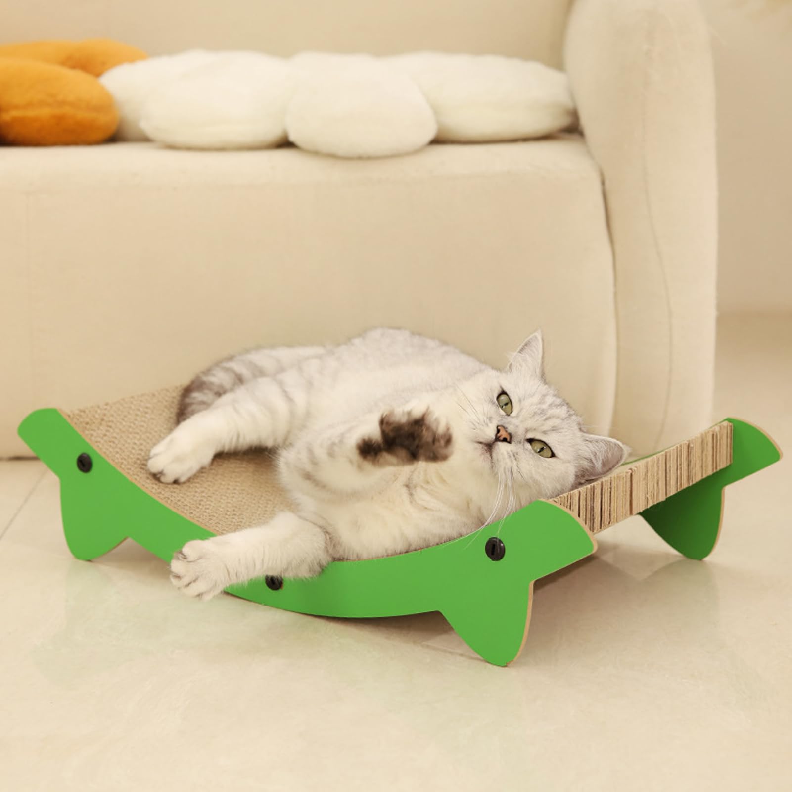 Tablero Rascador Para Gatos Rascador Para Gatos Cama Gatito | Accesorios Para Mascotas Protección Para Muebles Contra Arañazos En Alfombra Sofá Pared Puerta Juego Interior Contra