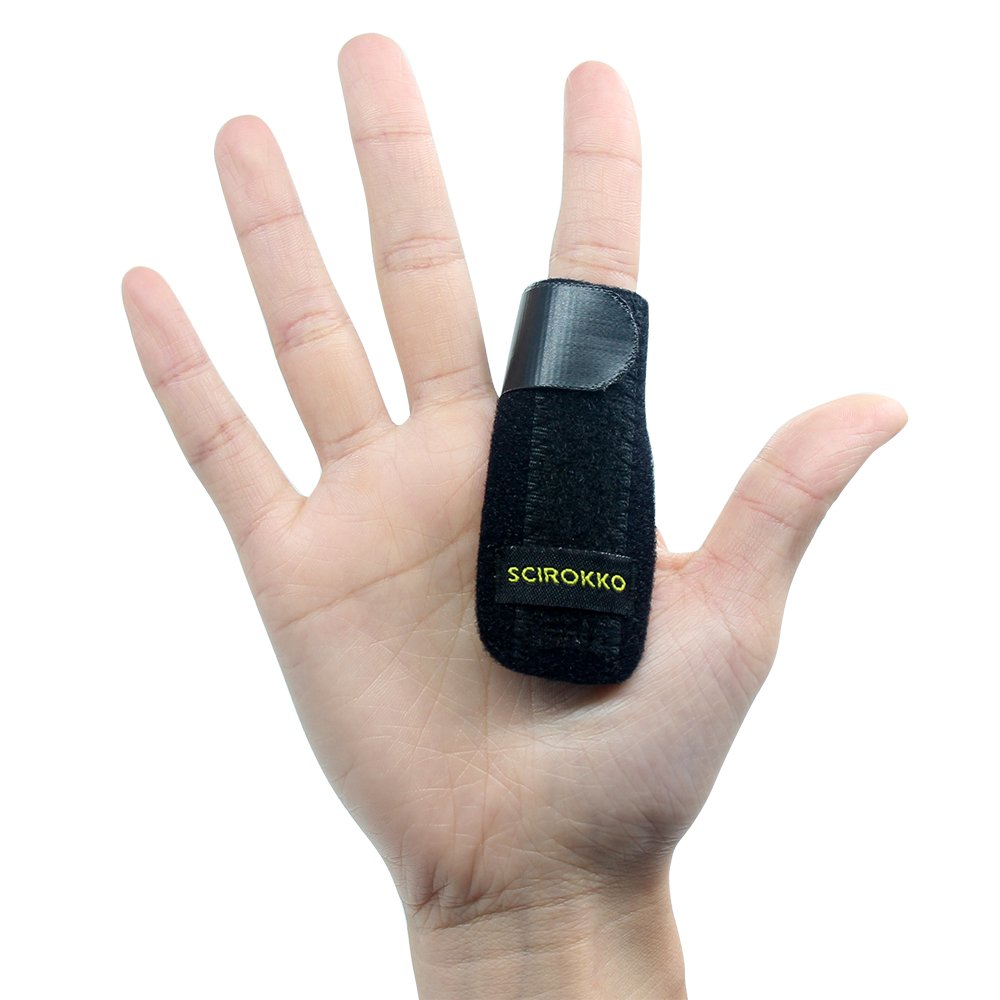 Trigger Finger Splint Brace - Adjustable Finger Support Brace for Your Hand Locked,Bent,stiffly from Stenosing Tenosynovitis - Tendon Release & Pain Relief