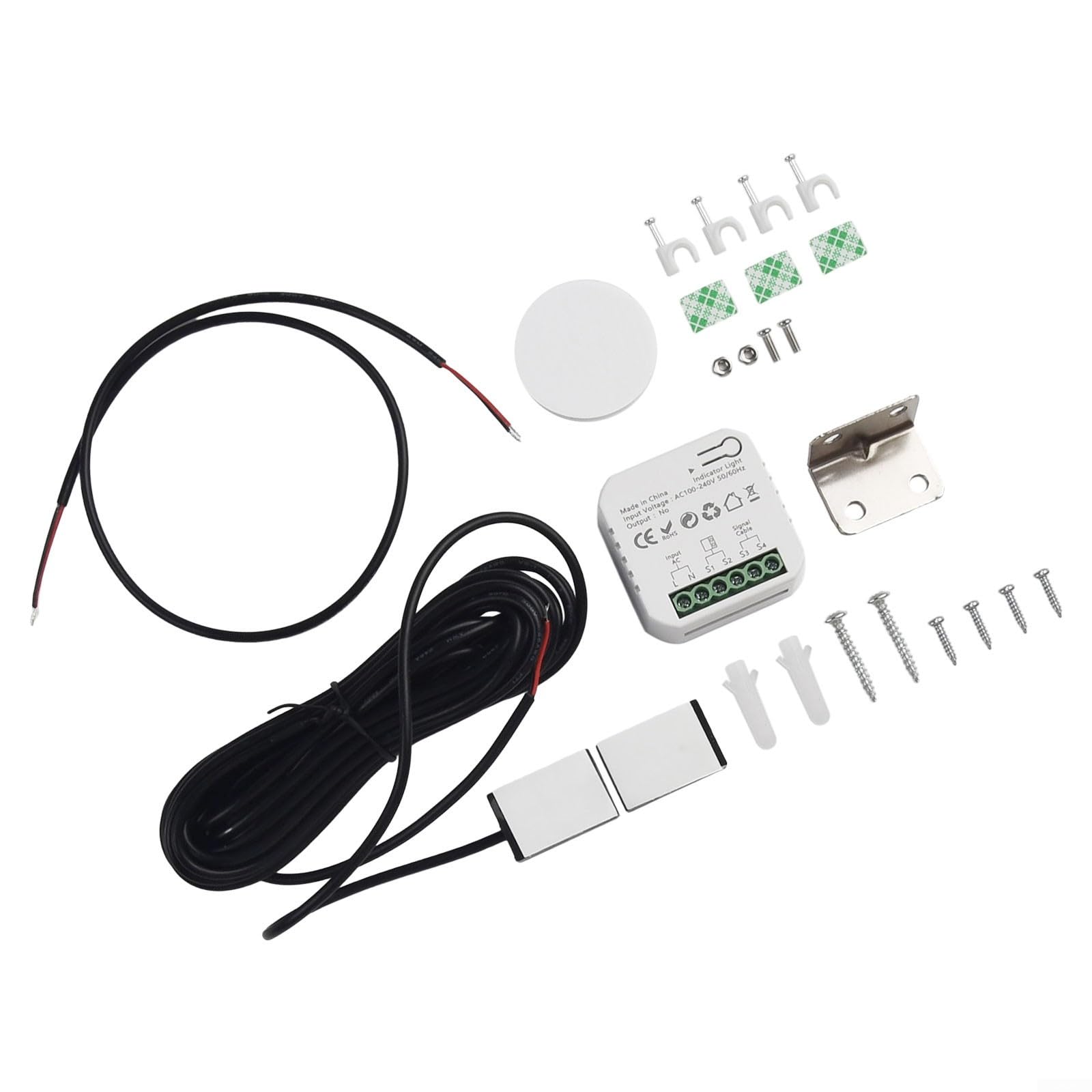pour TUYA Ouvre-porte de garage contrôlé par application WiFi et commande vocale compatible avec tous les systèmes d'exploitation, partage avec la famille