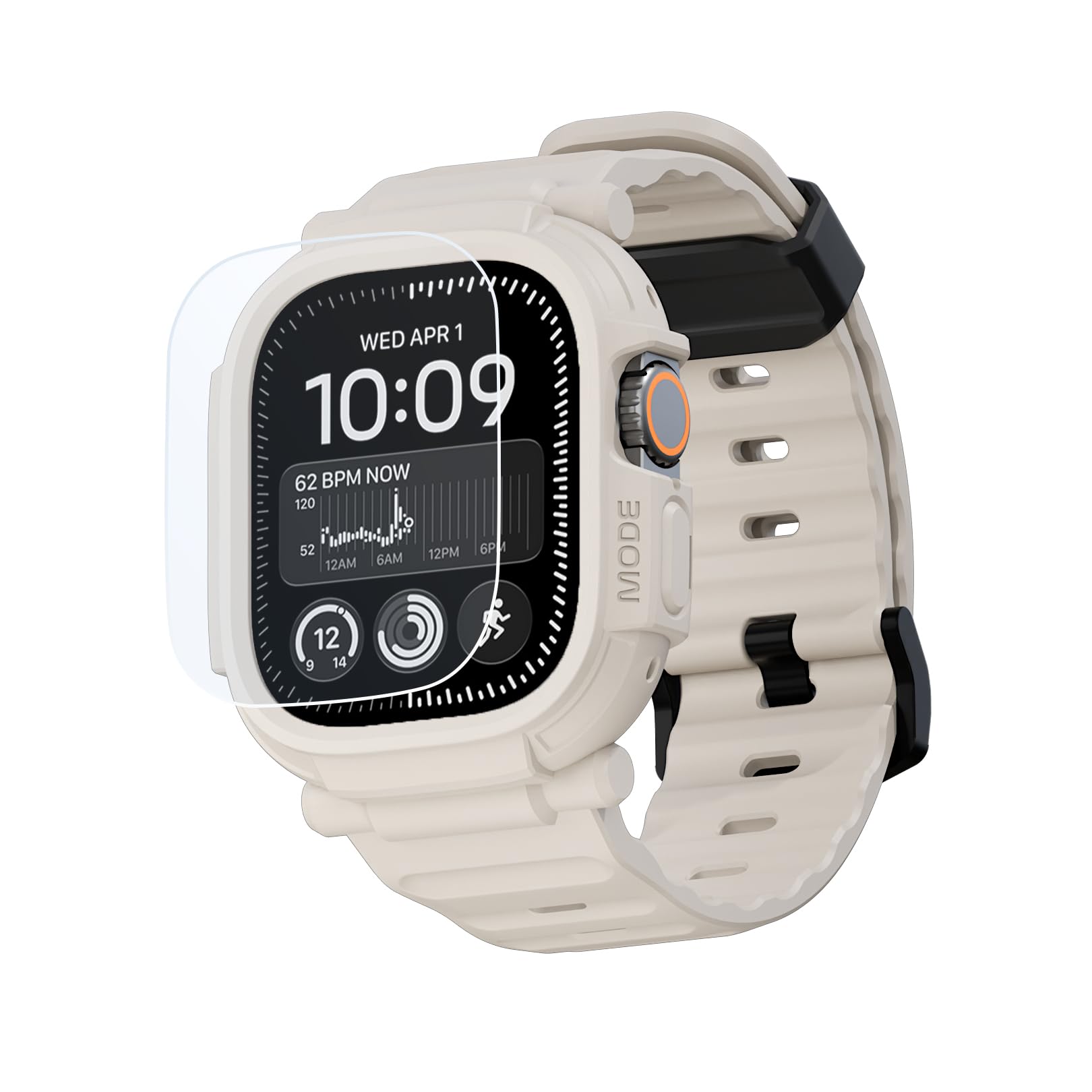 elkson Quattro Pro Case with Bands for Apple Watch Ultra 4 3 2 1 49mm