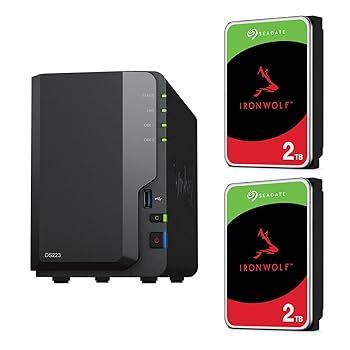 Amazon.co.jp: 【NAS HDDセット】Synology DS223 & Seagate HDD
