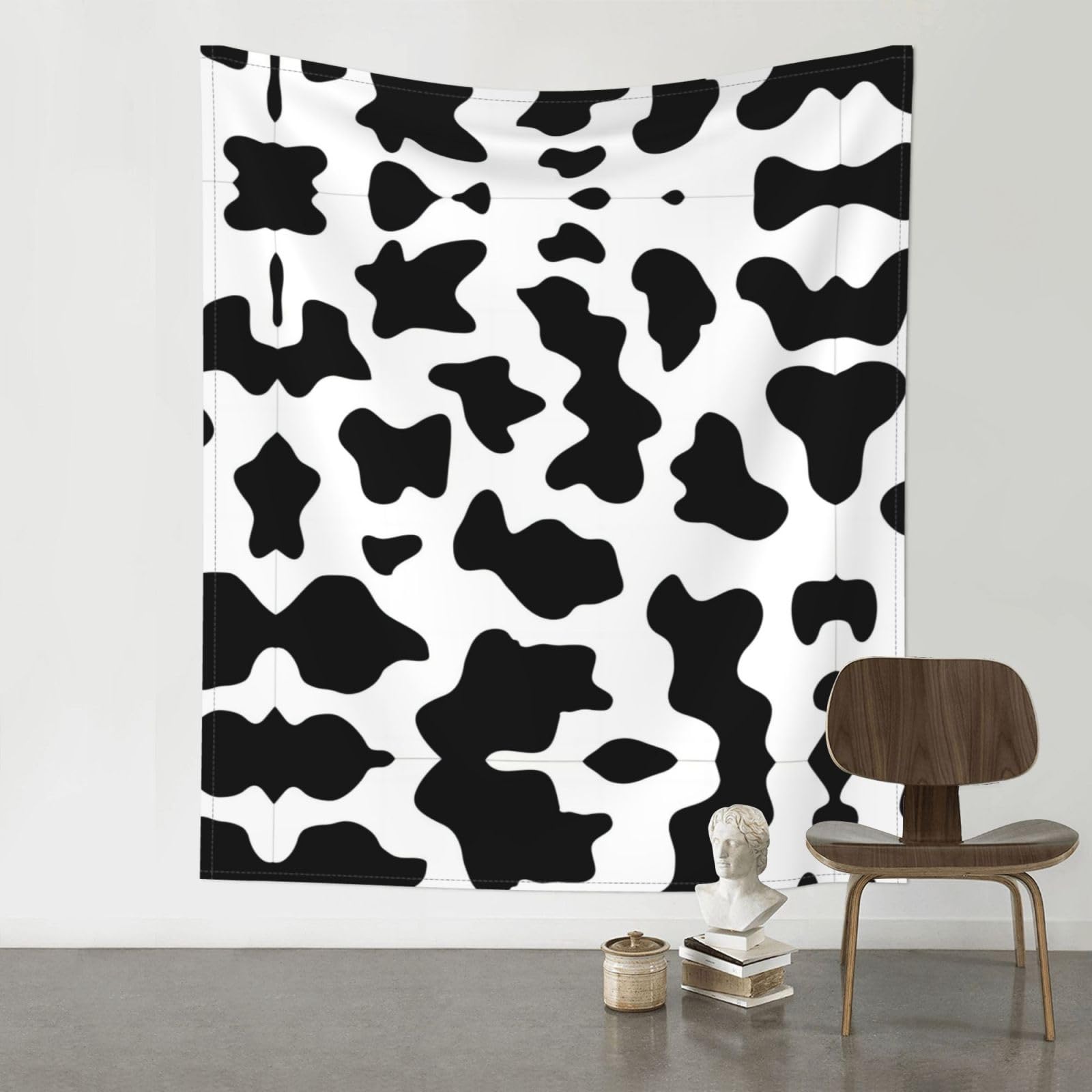 YYHHAOFA Cow spot Prints 60x51in Wall Tapestry Boho Chic Dorm Decor & Beach Throw Blanket
