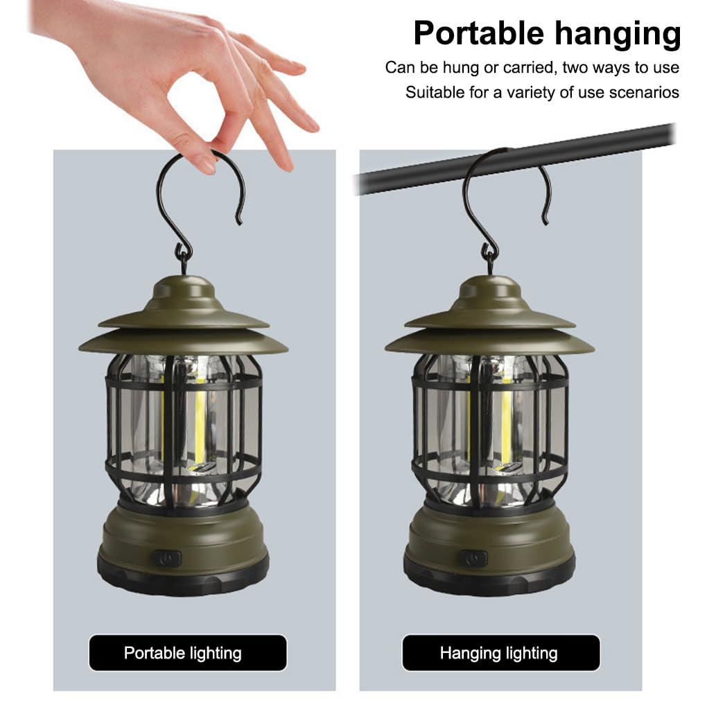 3 zestaw latarni na zewnątrz podwórko patio wisząca 500lm lampa namiotowa super jasna wędkarstwo zasilanie bateryjne ulica ścieżka awaryjna lampka nocna czerwona