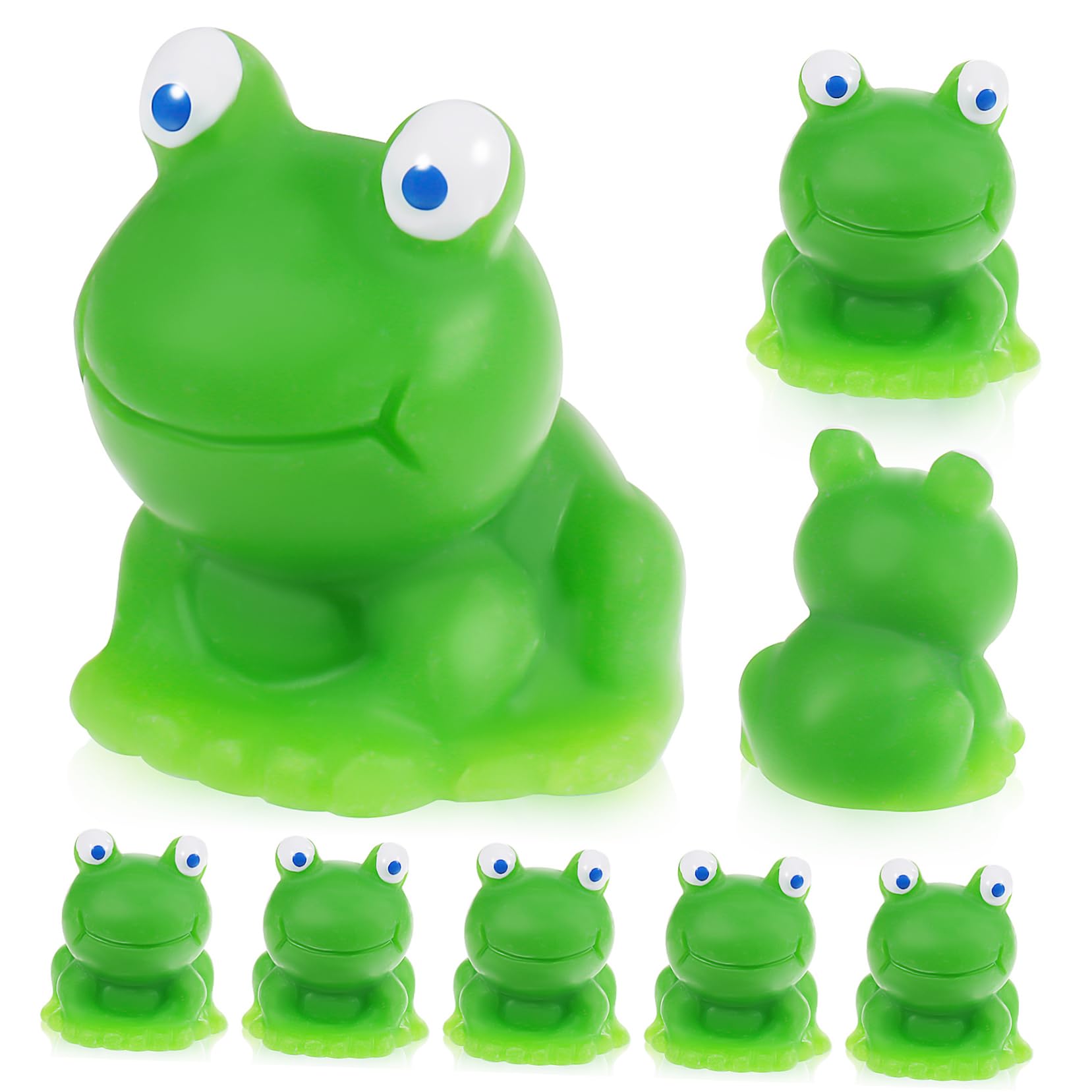 とってもキュートな樹脂製カエルの置物が、ご自宅の空間を明るく彩り