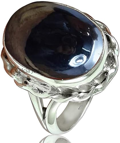 Miniatura 29 de Anillo de piedra preciosa de rubí natural, plata de ley 925, joyería hecha a mano para mujer, anillo de piedra natal