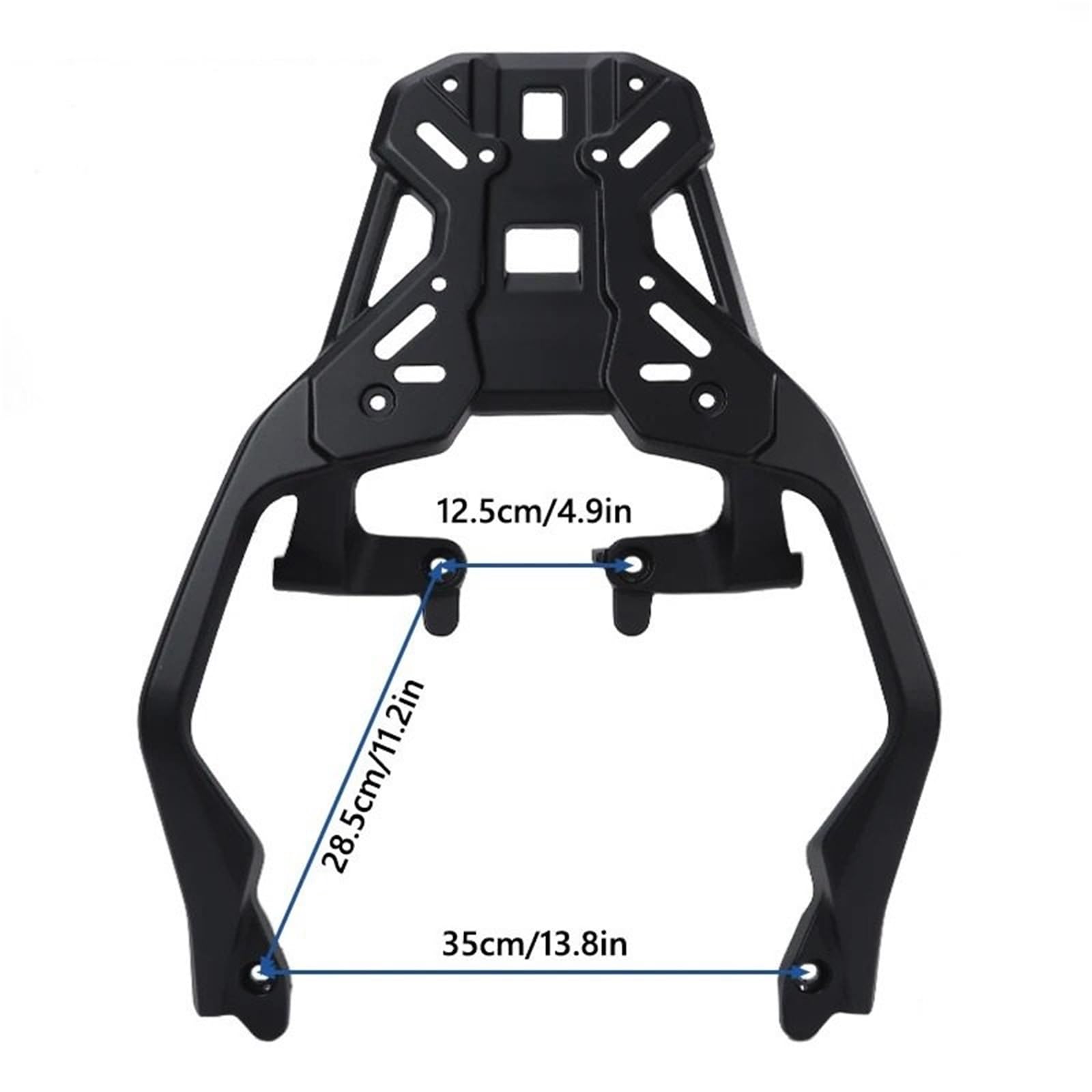 Do XADV 750 FORZA 750 NSS750 2021-2024 2025 motocykl Cargo stojak Do przechowywania pudełko wsparcie motocyklowy Wspornik Uchwyt Topcase(Black)