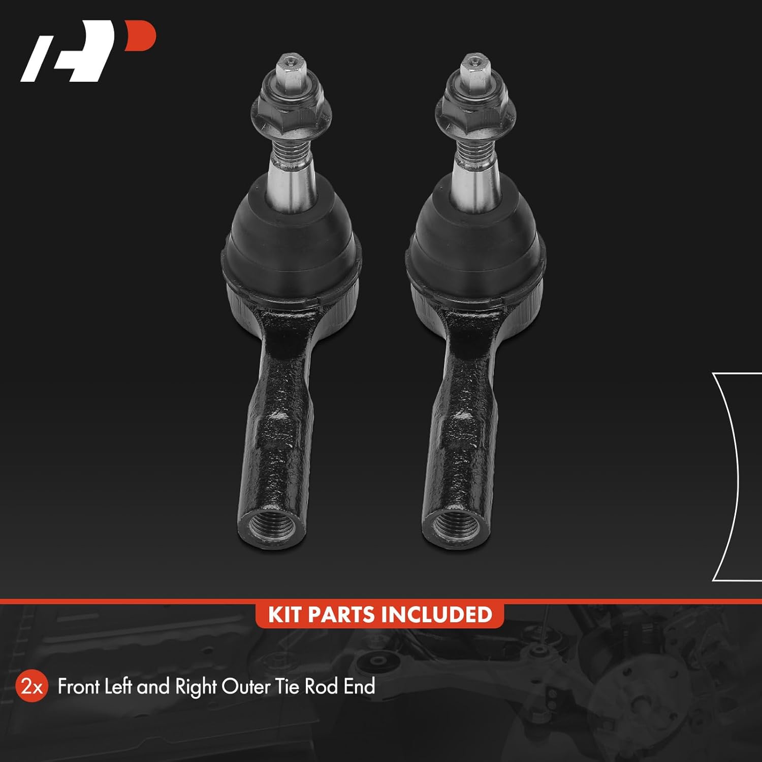 A-Premium 2 x Front Outer Tie Rod Ends, Compatible with Chevrolet Captiva Sport 2012-2015 & Saturn Vue 2010