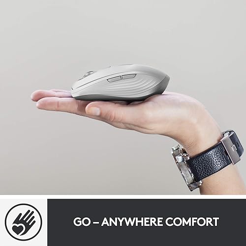 Miniatura 3 de Logitech MX Anywhere 3 para Mac: inalámbrico, desplazamiento magnético ultrarrápido, cualquier superficie, sensor de 4000 DPI, USB-C, Bluetooth,