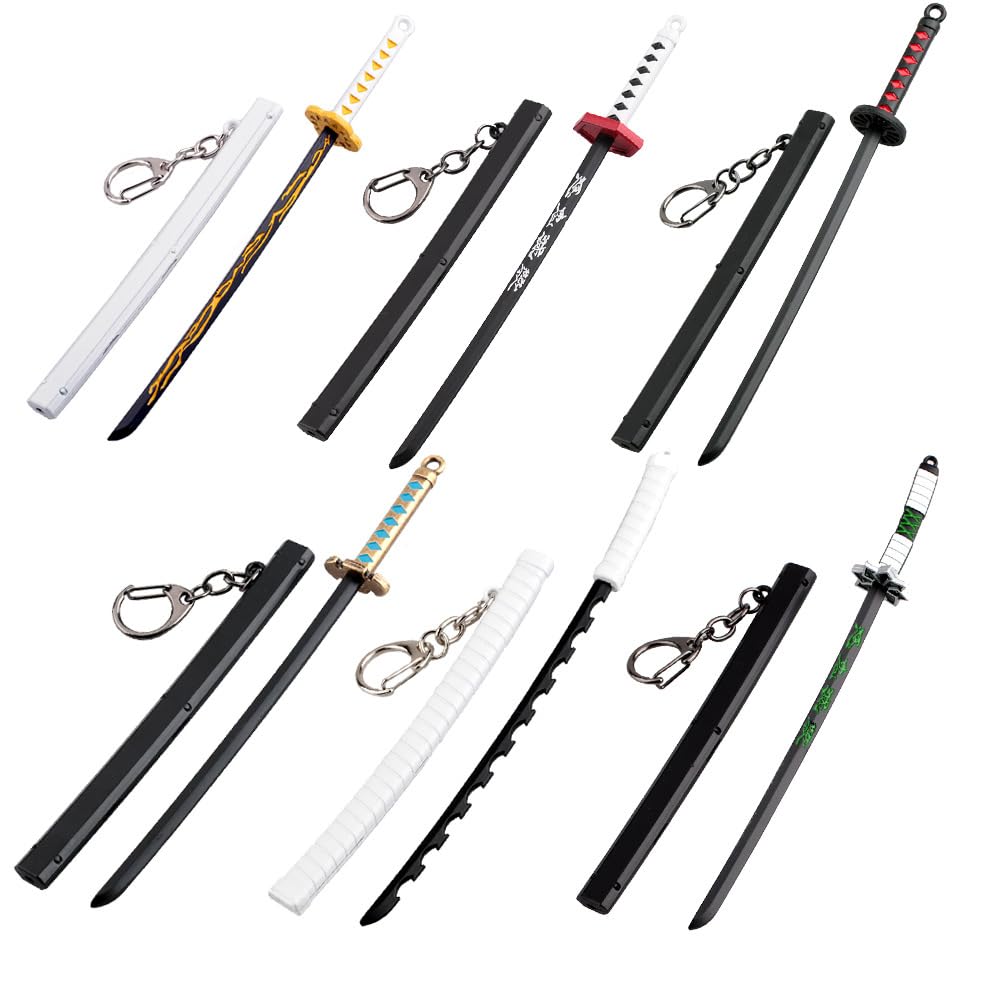 Amazon.co.jp: 鬼滅の刃 グッズ キーホルダー ミニ武器 キーリング 