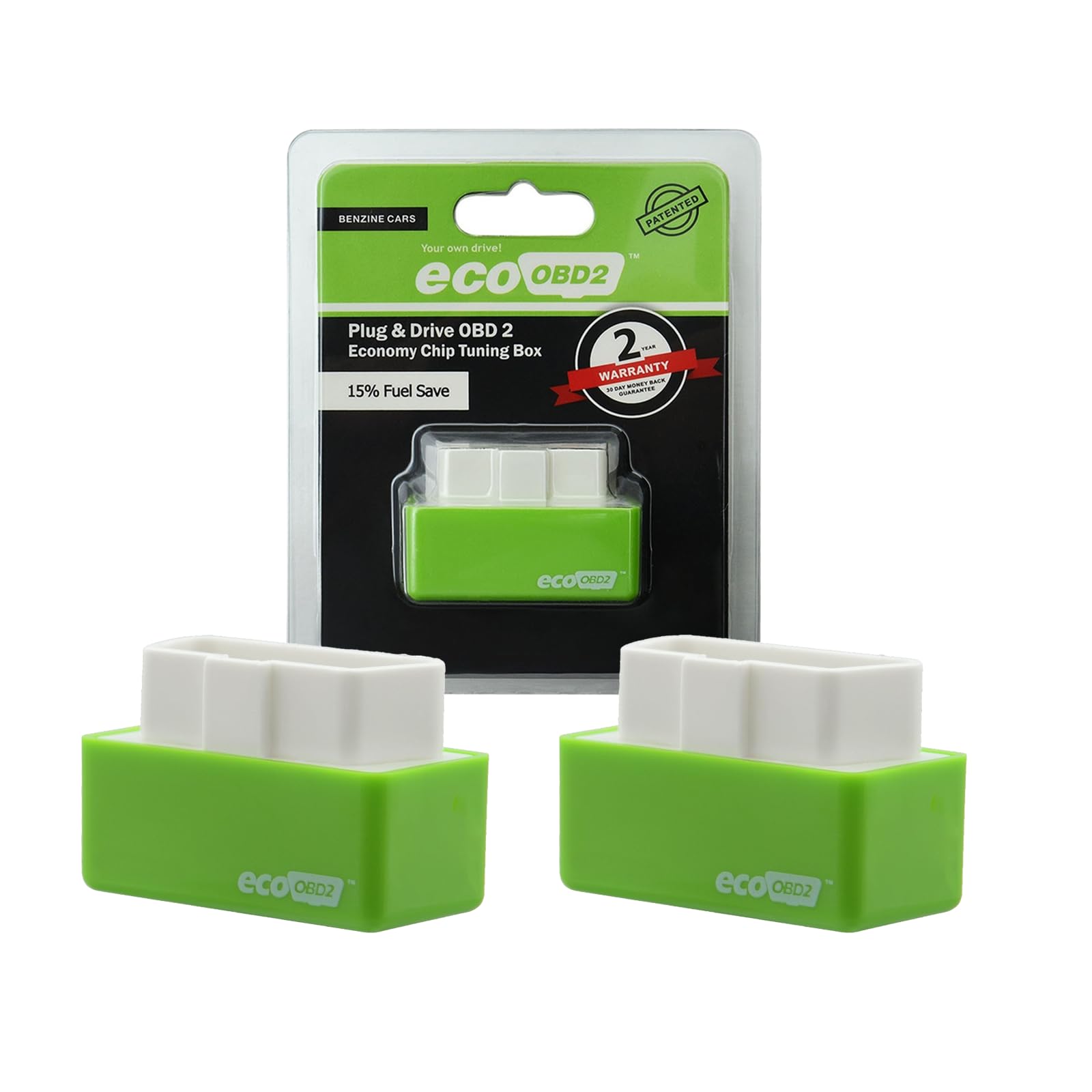 3Pcs Automobile Power Upgrade Fuel Saving, ECO-OBD2 Automotive Plug and Driver Single Plate, Automotive Energy Saver Accessories, ECO- OBD2 Fuel Saver (D)