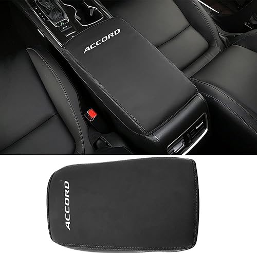 LEXLEY Funda para reposabrazos para consola central, impermeable, antiarañazos, de cuero, para Honda Accord 2018, 2019, 2020, 2021, 2022, costuras