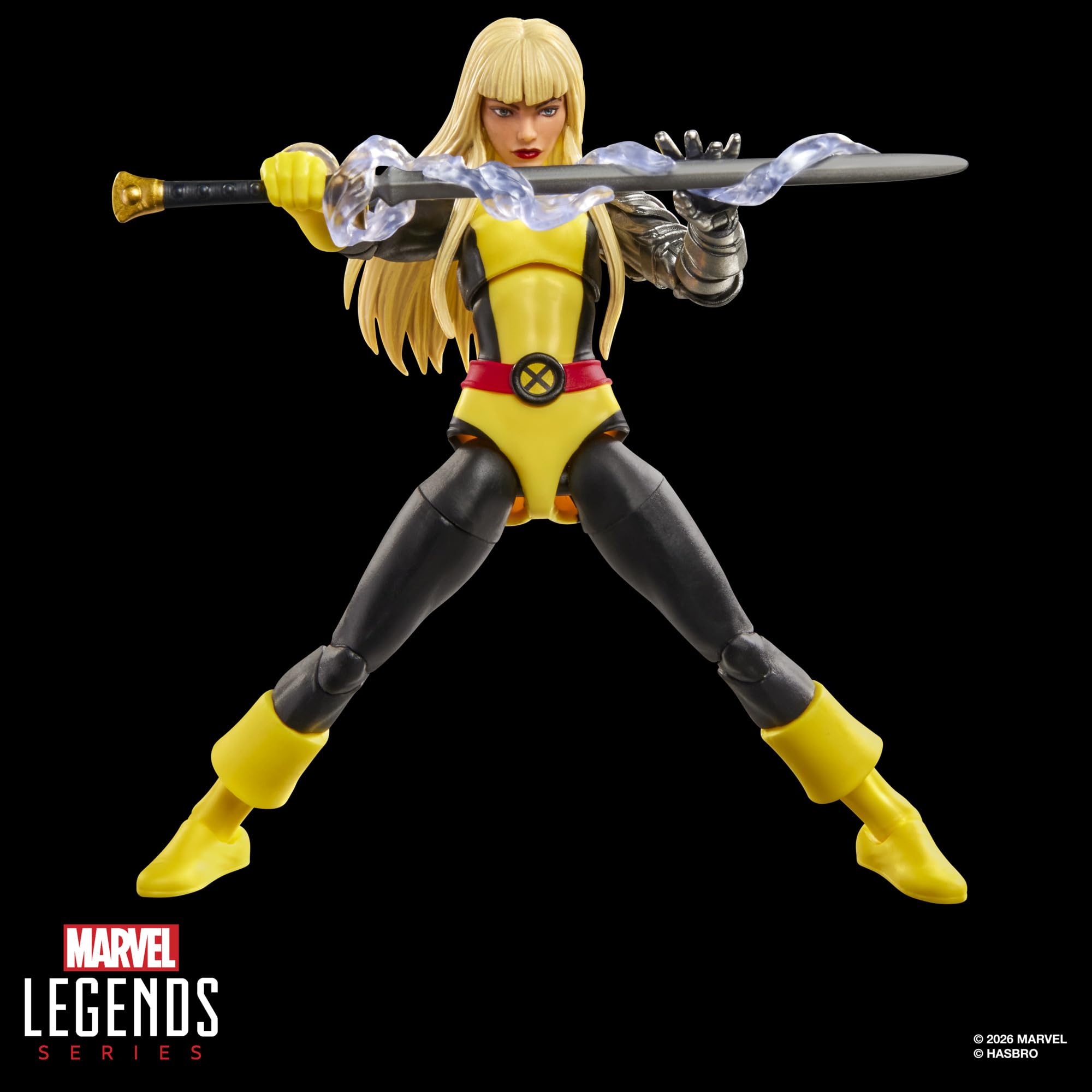 Marvel Legends Series, Figurine de Collection Secret Wars Magik de 15 cm avec Bouclier lenticulaire, inspirée des Bandes dessinées X-Men and New Mutants