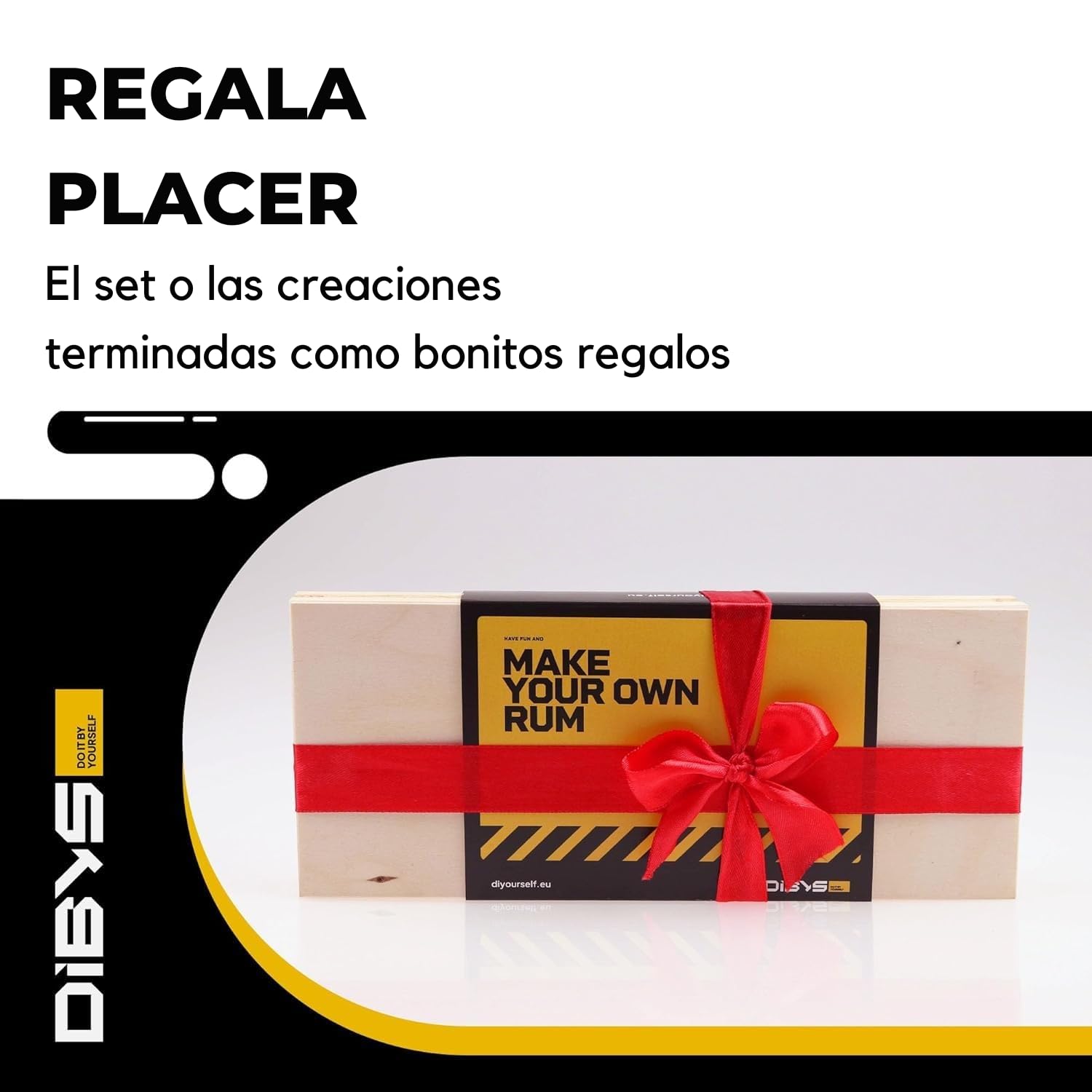 DIBYS Mini Ron Kit de Especias | 12 Botánicos para Infusión y Preparación de Cócteles | con 4 Recetas, Léxico y Elegante Caja | Set de Regalo para Hombres y Mujeres | Juego Hacer Ron en Casa