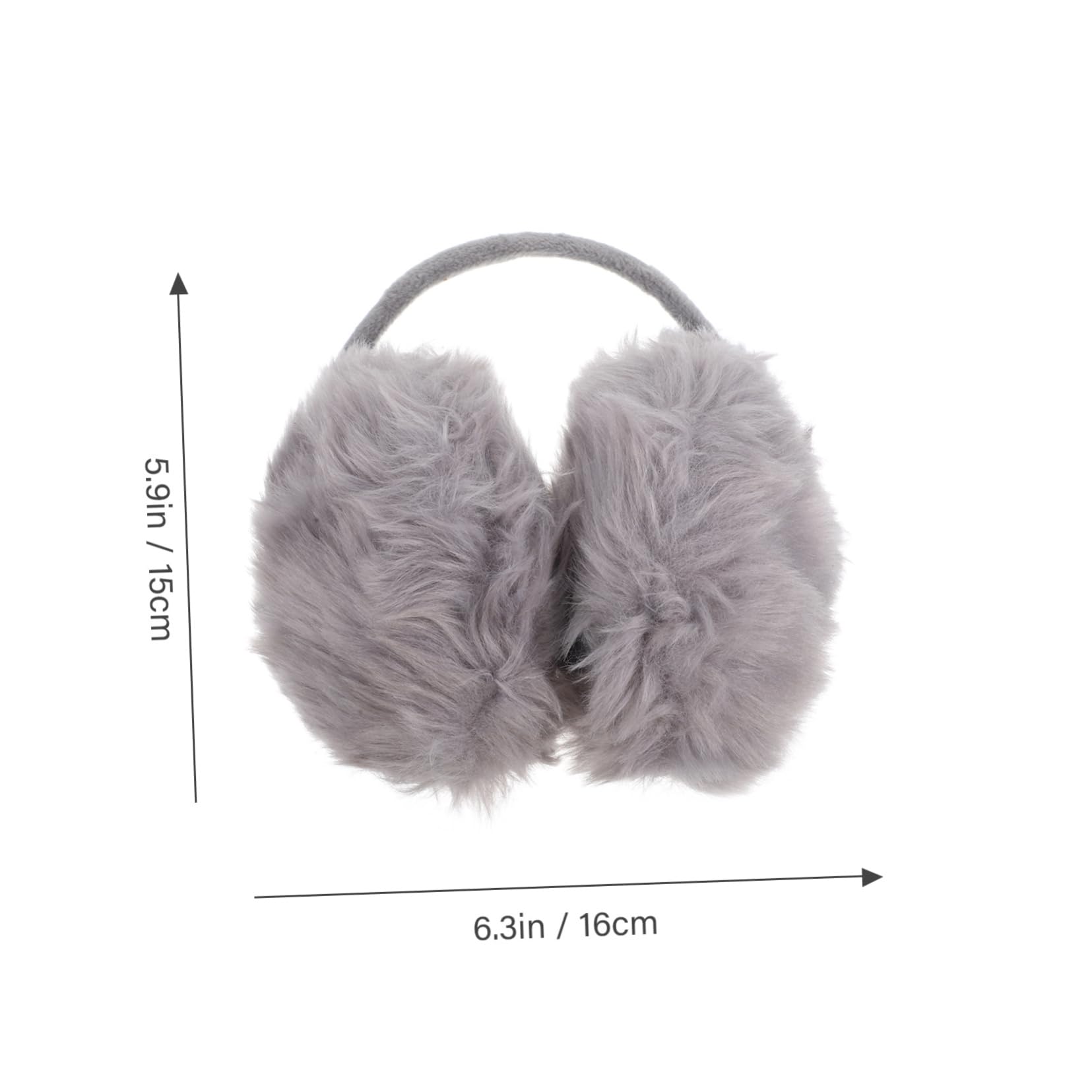 BESPORTBLE Fluffy Ear Muffs Women Cozy Women's Ear for Cold Weather Made of Soft Artificial Wool