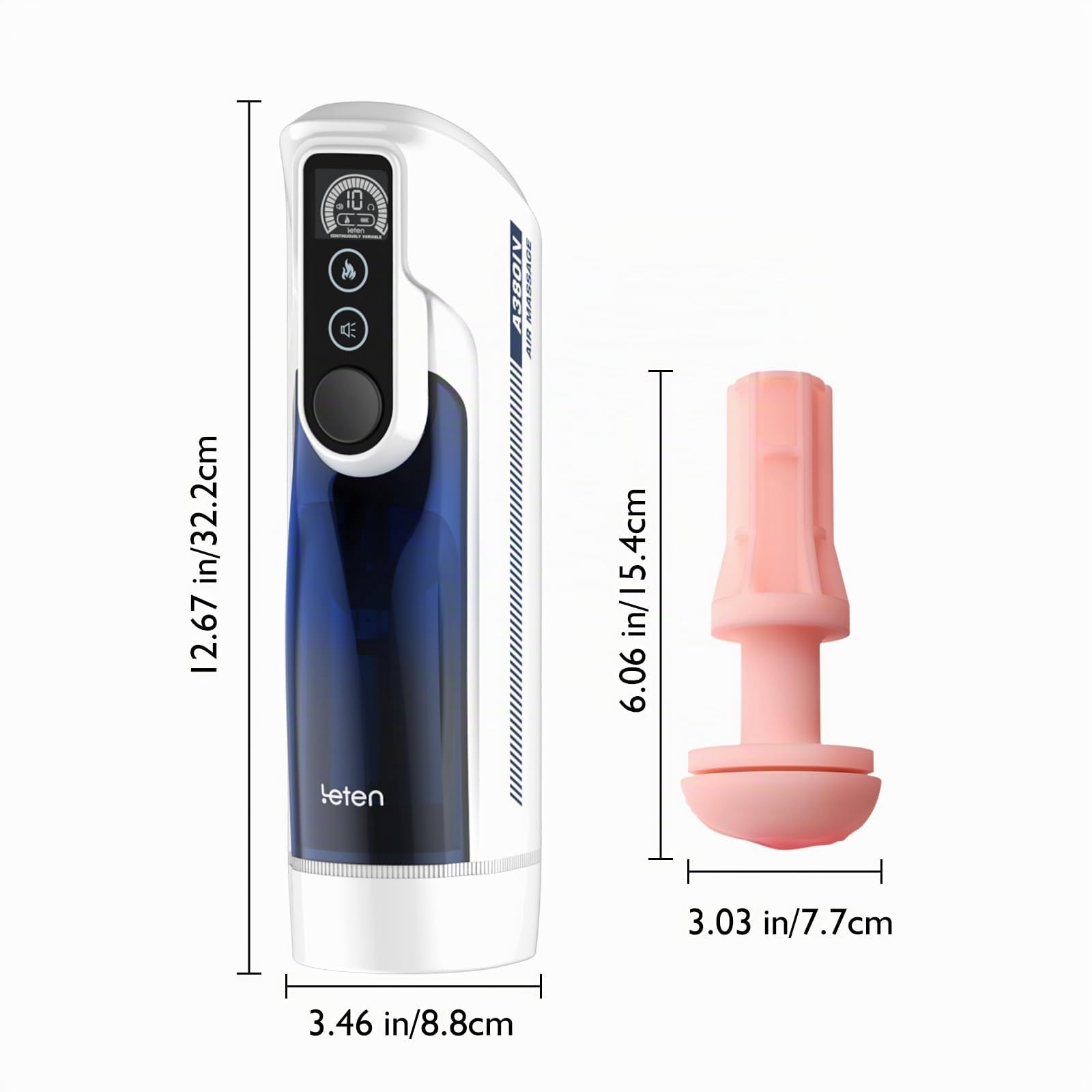 Leten Thrusting-pro A380 Masturbieren Sex Spielzeug für die Männer Solo Ihn Masturbator mit Sleeve Heizung Piston Male Masturbatoren Erotische Sex Toys Muschi Sexmaschine Pocket Pussy Realistisch Groß