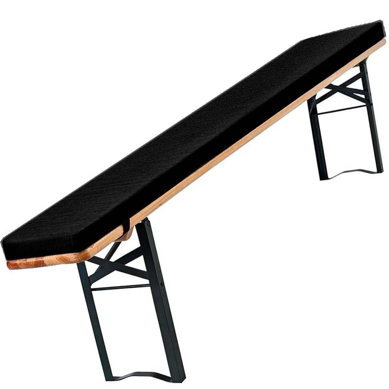 Matelas de banc de jardin premium 220x25 cm étanche épaisseur 3 cm