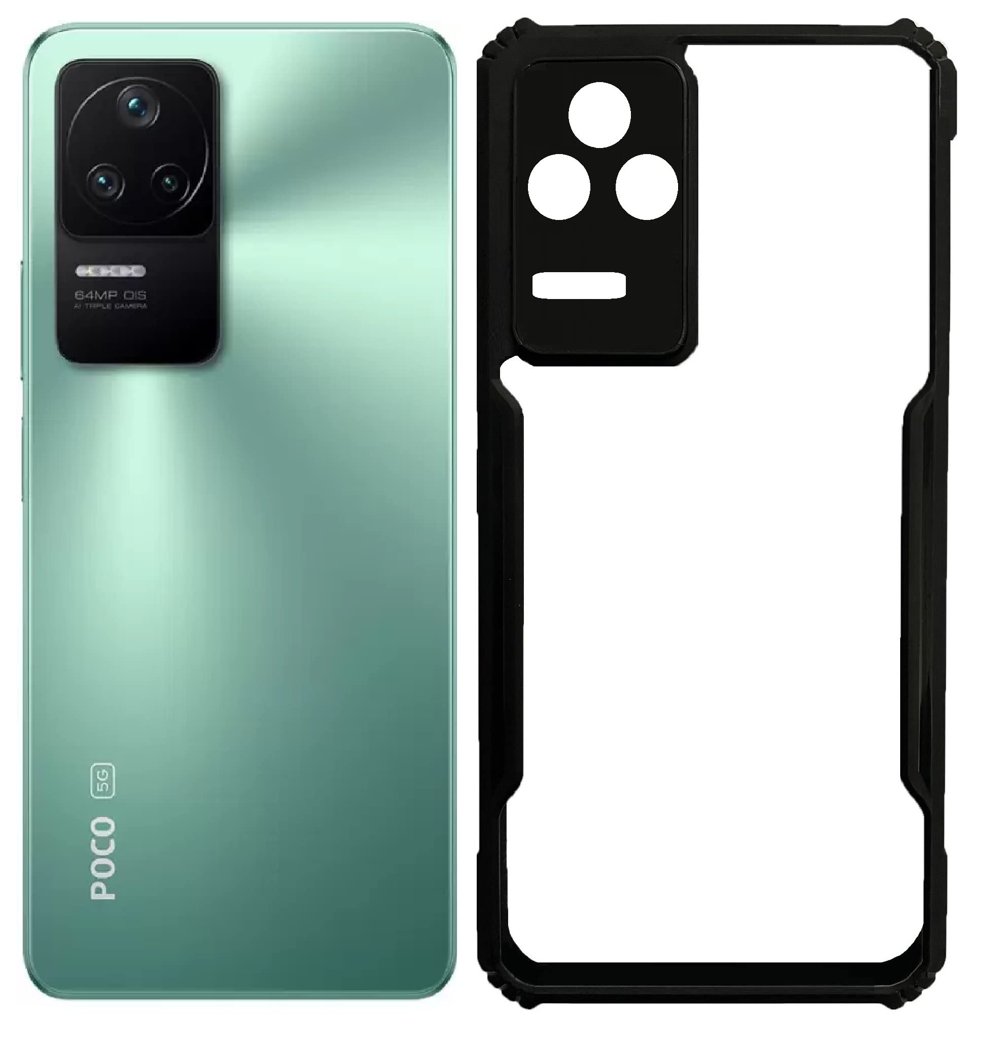 Carrywrap transparent hard back cover case for Poco F4 5G (B0B6WVDJ2T) Amazon Price History, Amazon Price Tracker