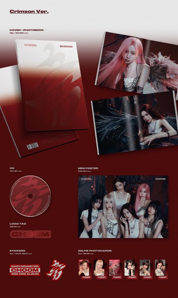 Amazon.com: Baby'monster - 3rd Mini Album Choom CD (Prism ver