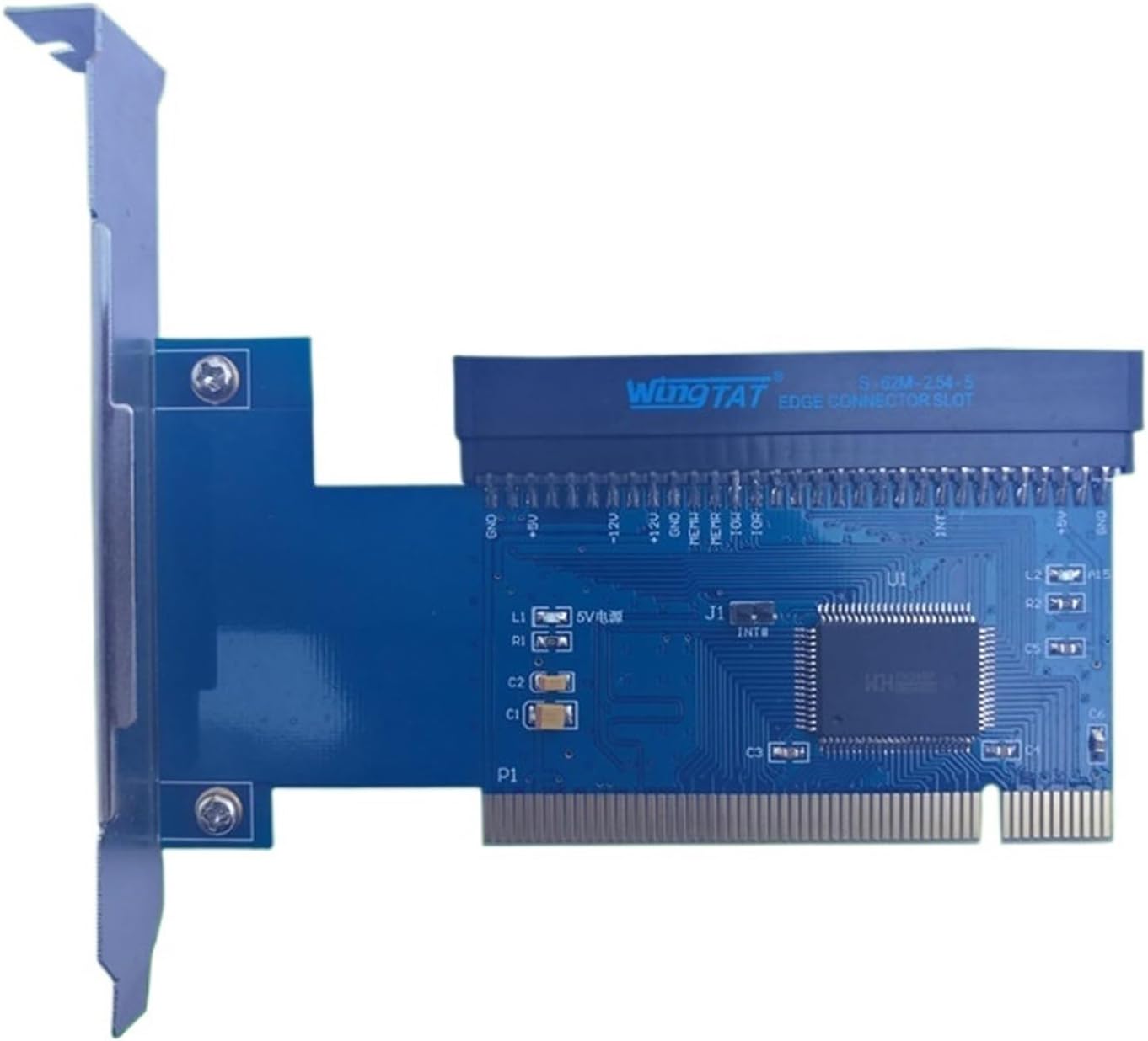 Applicable to 32-bit PCI to 8-bit ISA Card 62-pin Adapter Board Golden Tax Control Sound Can Be Equipped with an Extension(D)