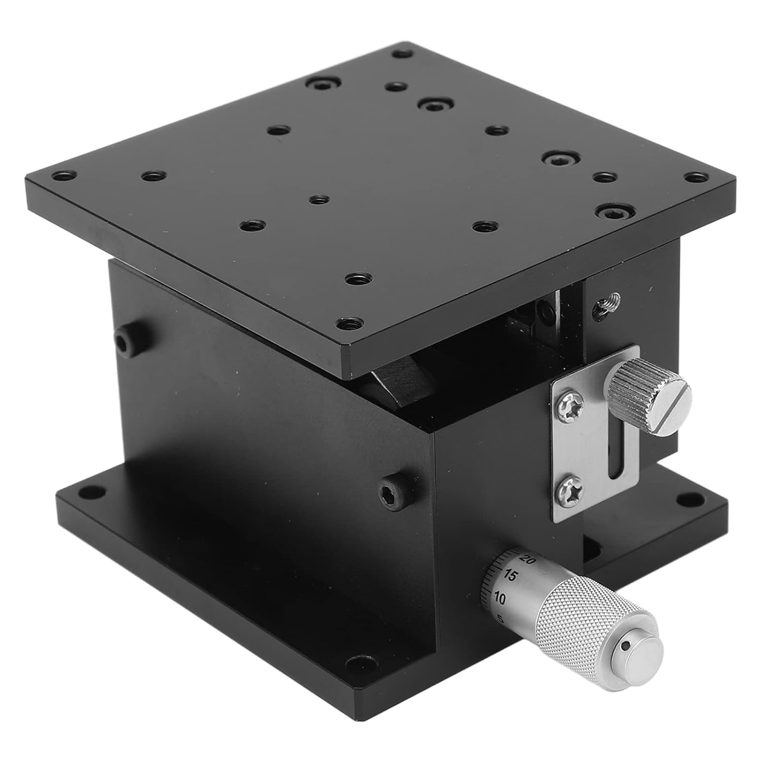 Z Linear Stage, Black Anodized Aluminum Alloy High Movement Accuracy Linear Stage Table for