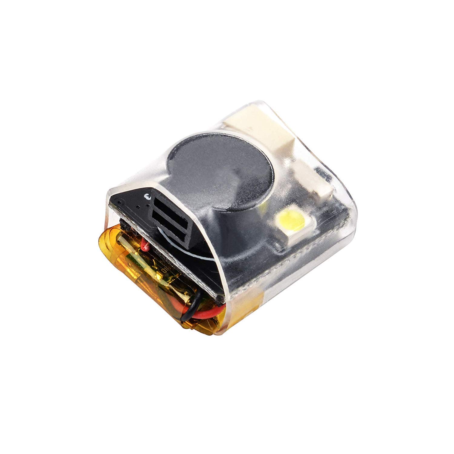 Rilevatore cicalino perdita segnale RC LED Light Finder 110dB Allarme cicalino ， con batteria scarica Drone Allarme Tracker 110dB funzionante ， per controller di volo BF e CF Drone RC