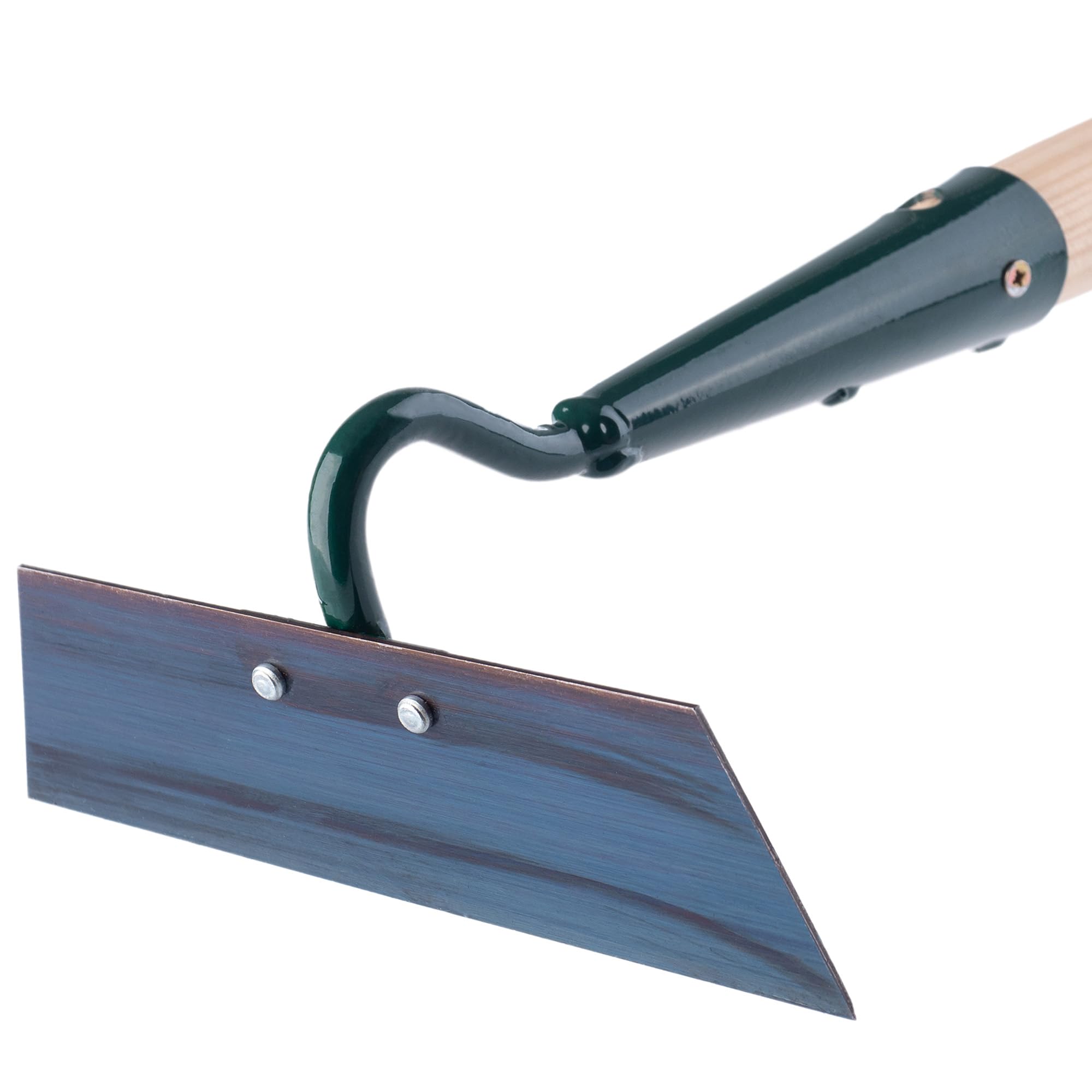 KADAX Hacke, Gartenhacke zum lockern, lüften und jäten des Bodens, für Garten, Blatt aus Metall, Gartenzubehör, Unkrauthacke zum entfernen von Unkraut, Grubber (Arbeitsbreite: 16 cm, mit Holzstiel)