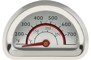 Charbroil Gas Grill Lid Thermometer Replacement Thermometer Gauge Heat Indicator