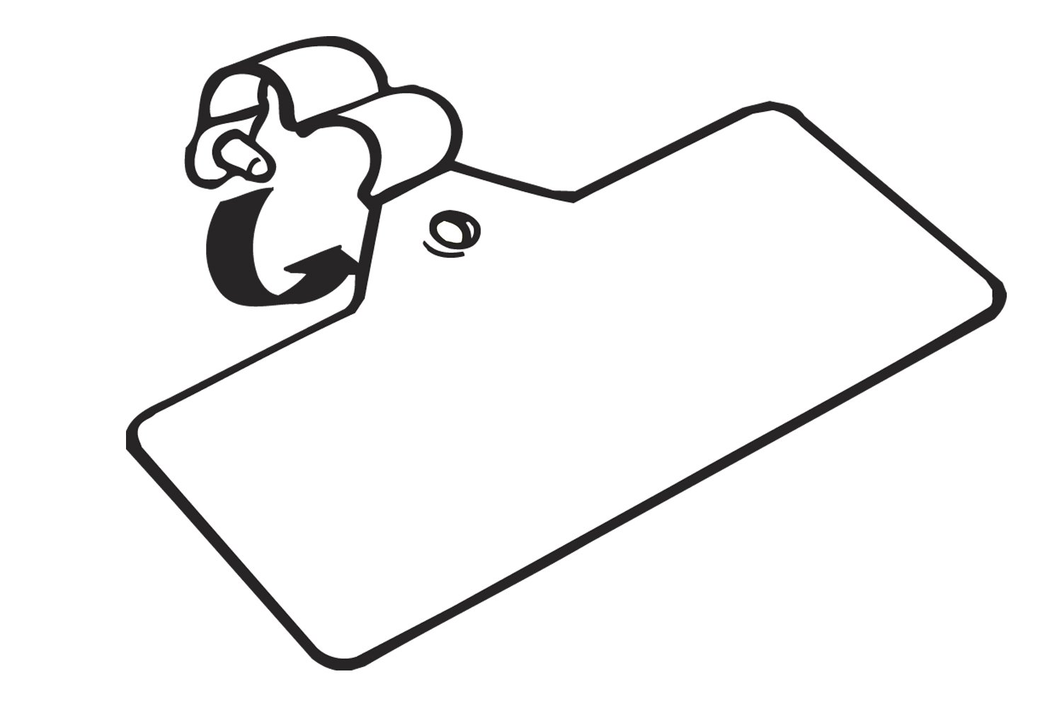 Store Signs & Displays Store Sign Holders 3 3 White FFR Merchandising