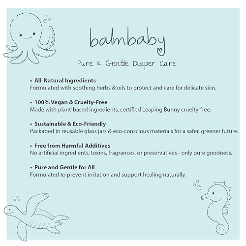 Miniatura 5 de BALM Baby Taylors Naturals - Bálsamo natural para sarpullidos y ayuda para la piel para todo uso tarro de vidrio de 2 onzas  20fl oz fabricado en