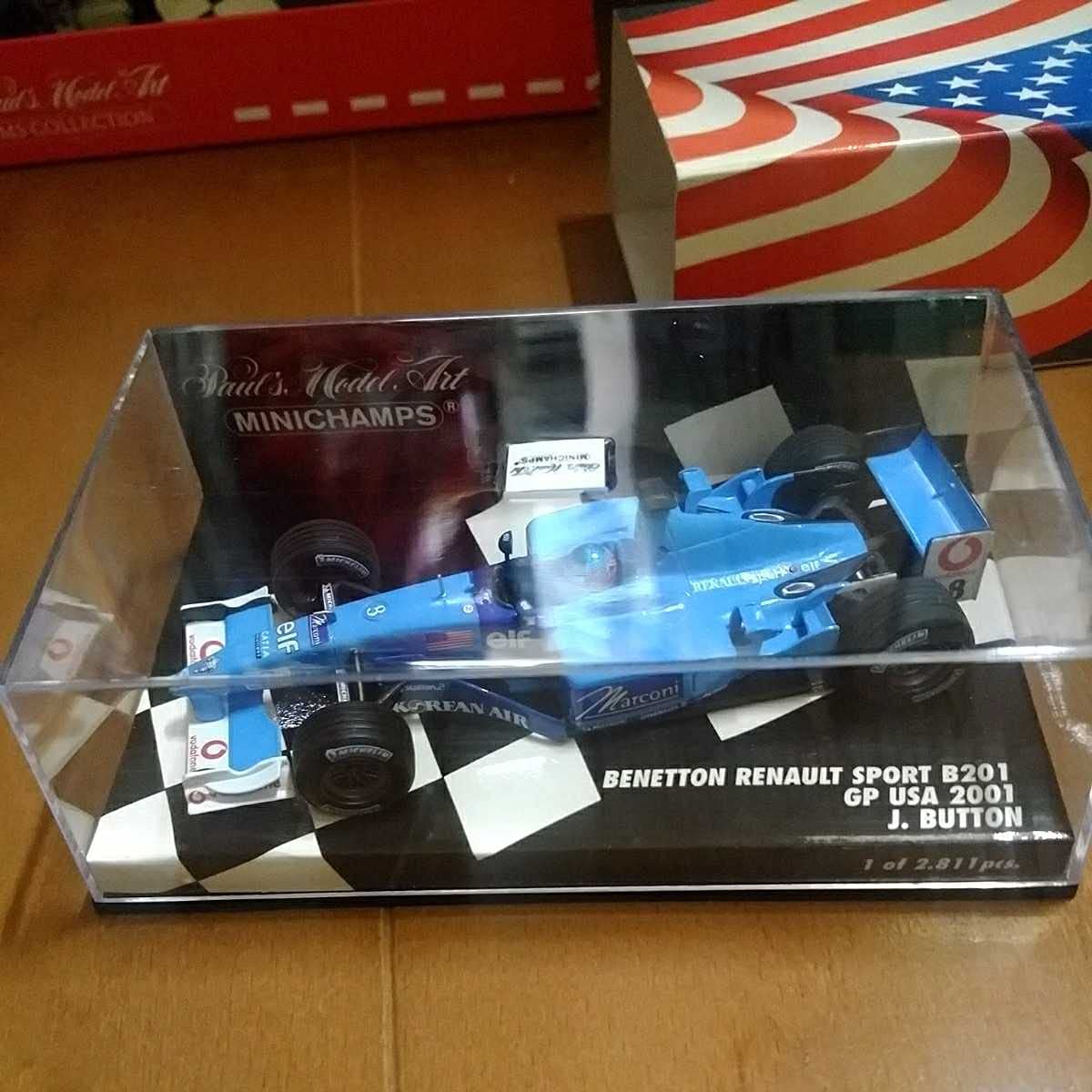 Amazon | 1/43 BENETTON RENAULT B201 ベネトン ルノー 2001 USA GP