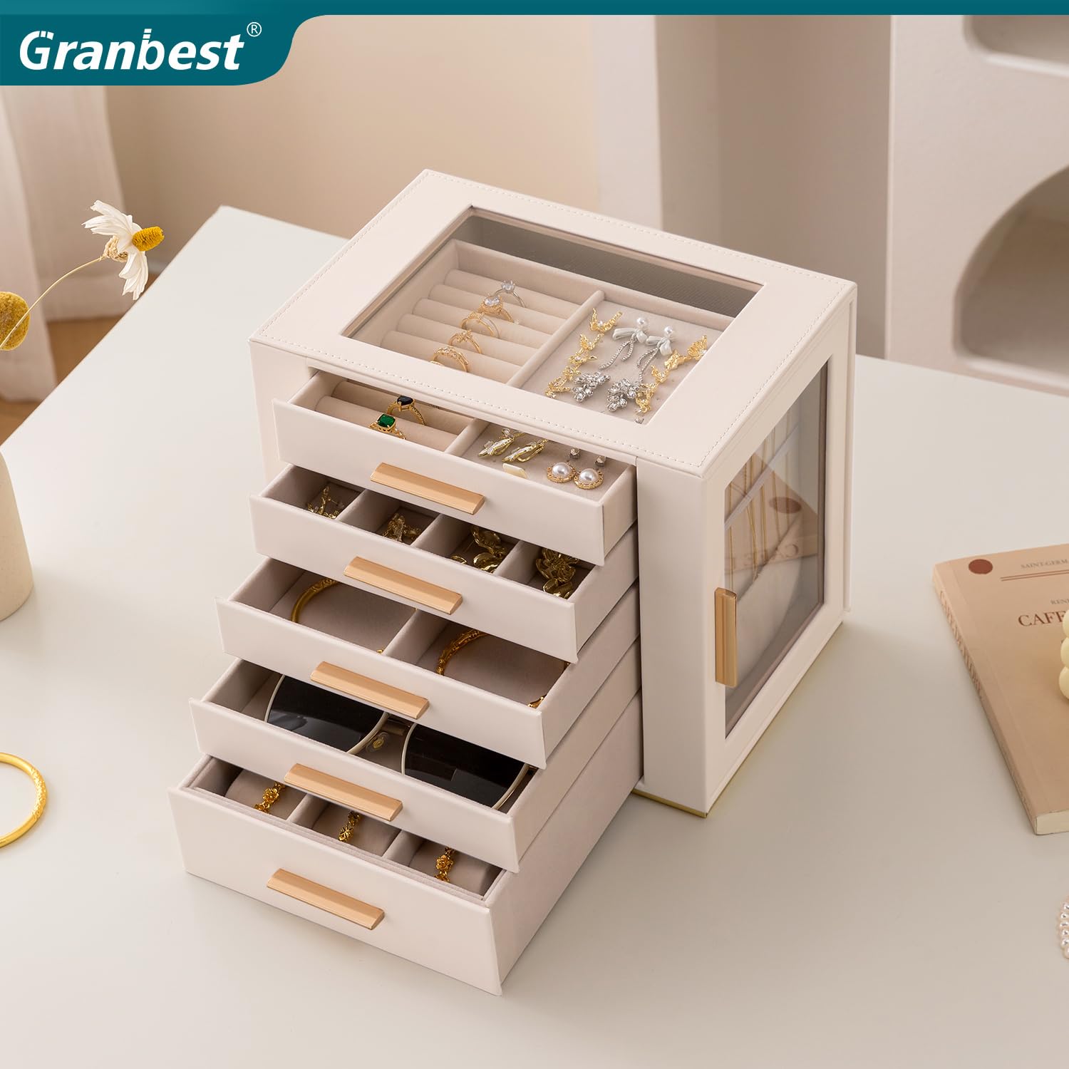 Granbest Portagioie a 5 strati (beige)